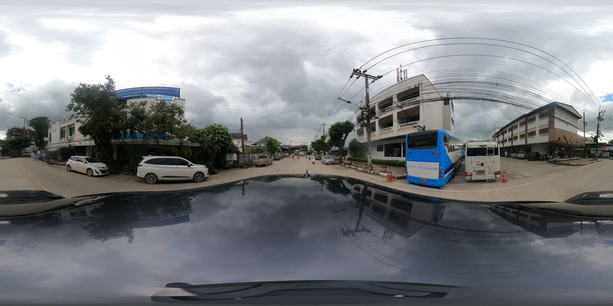Street view near Yoosook Villa, Chiang Rai — © SoT (CC BY-SA · Mapillary)