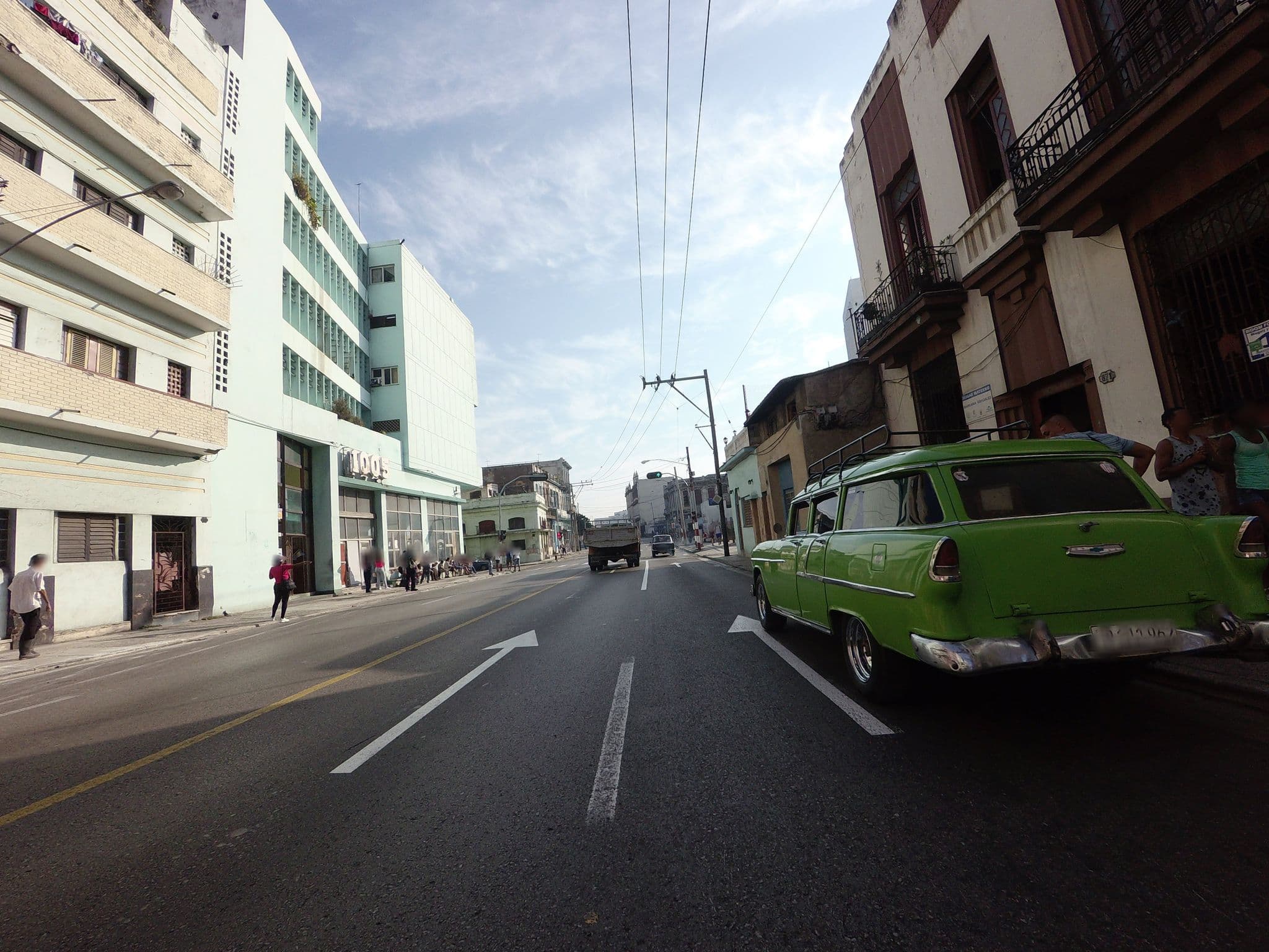 Street view near Vickyrooms, Centro Habana