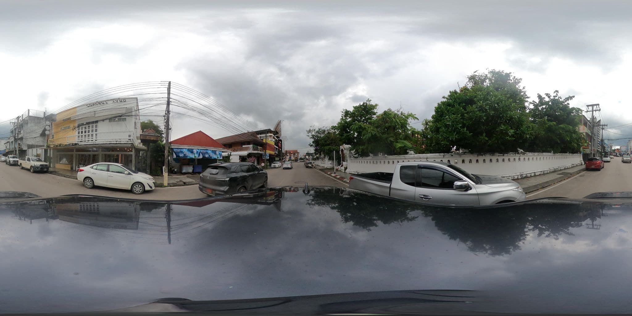 Street view near Hohm (ห่ม) Homemade, Chiang Rai — © SoT (CC BY-SA · Mapillary)