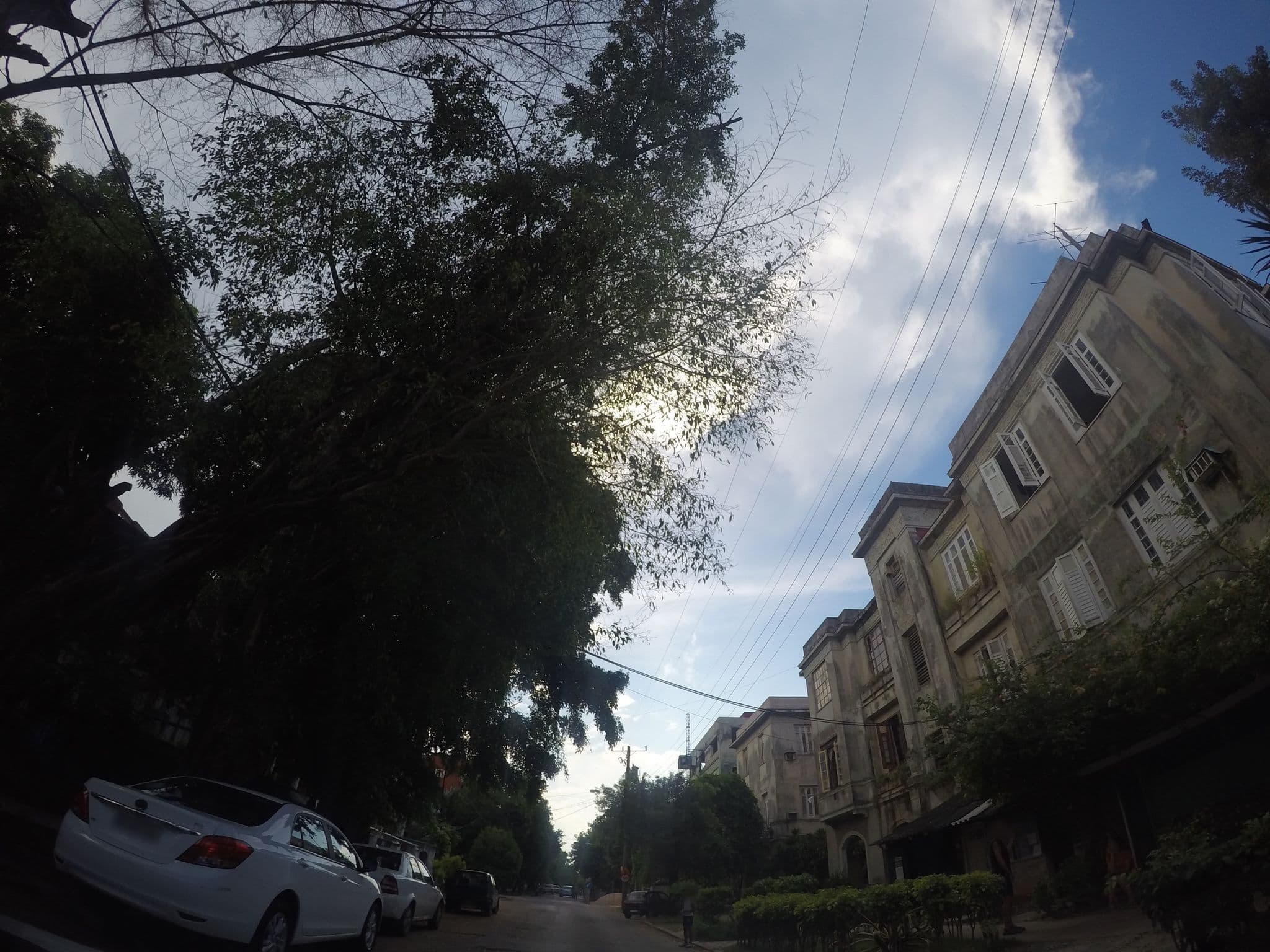 Street view near Casa Clavijo Vedado, Vedado