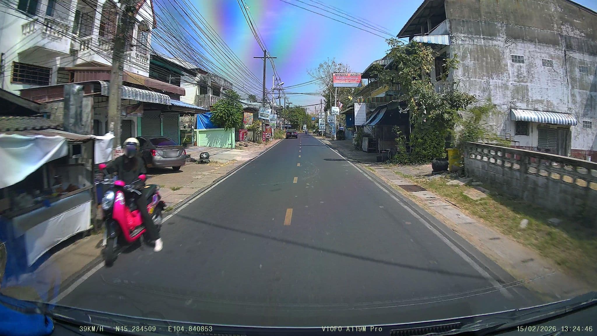 Street view near Kittrongview Resort, Ubon Ratchathani — © ThailandCambodia (CC BY-SA · Mapillary)