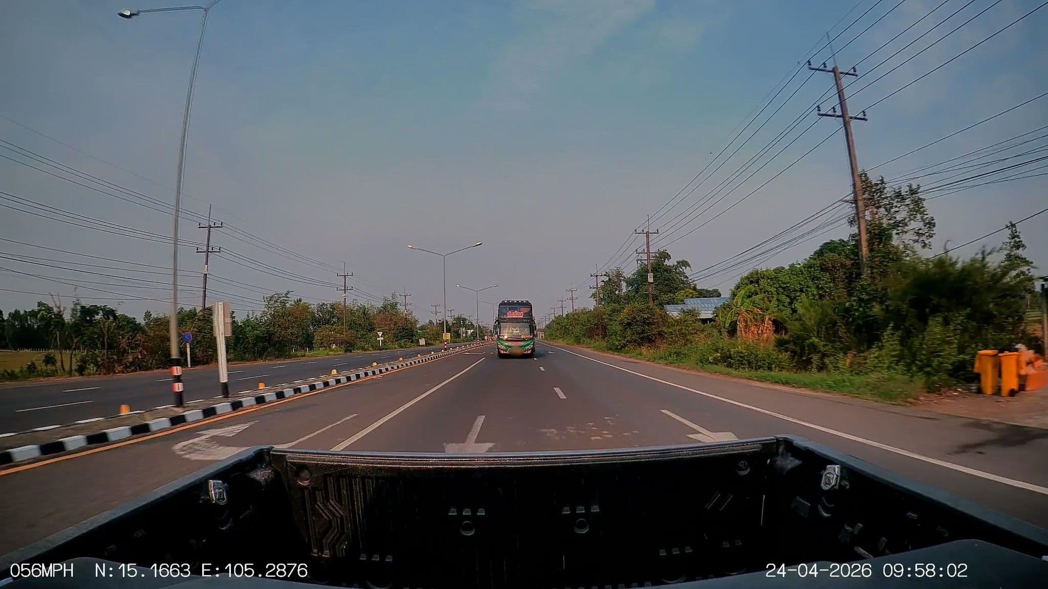 Street view near บ้านนาชมทุ่ง, Phibun Mangsahan — © ThailandCambodia (CC BY-SA · Mapillary)