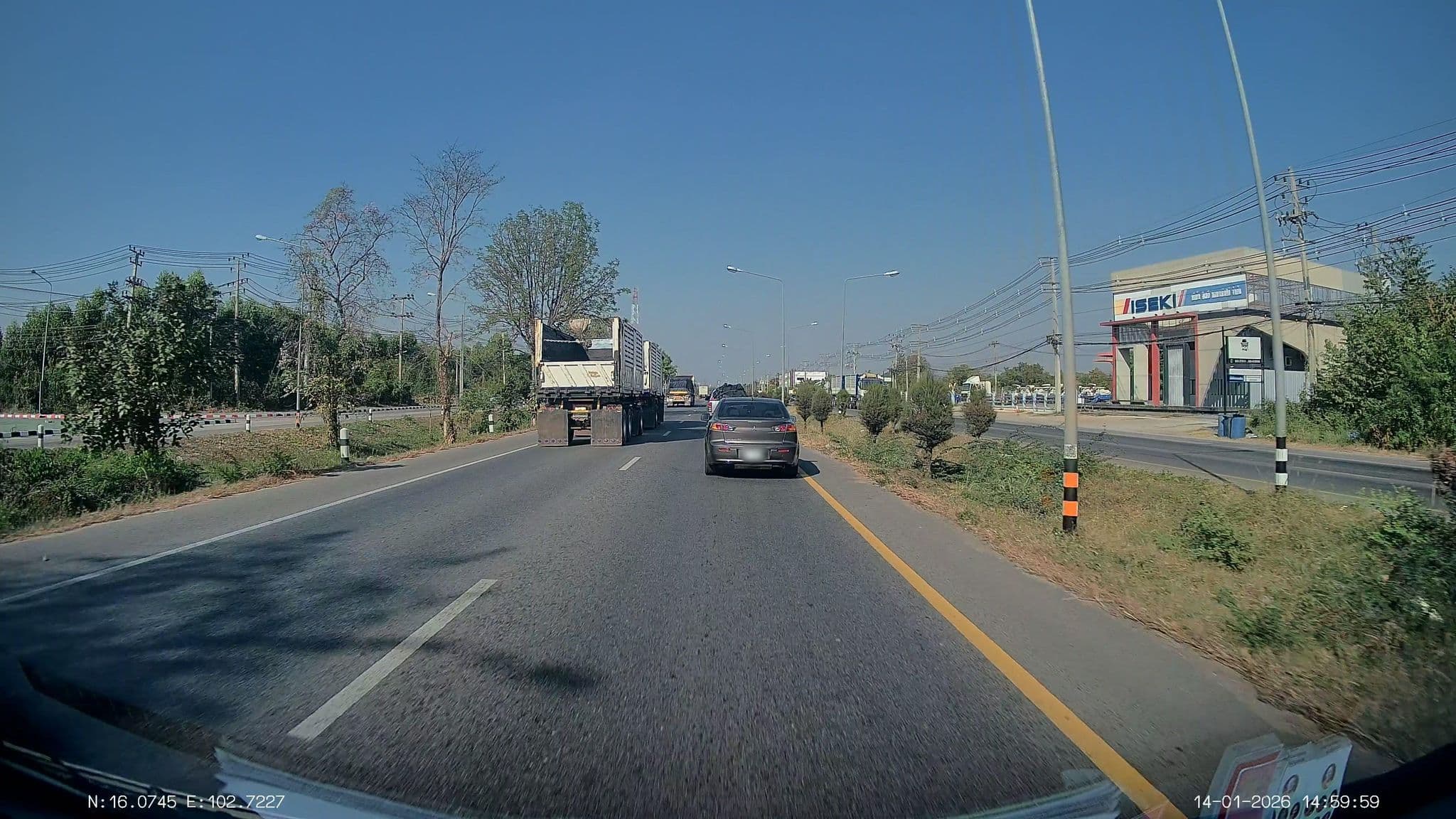 Street view near โรงแรม Orange, Ban Phai — © ThailandCambodia (CC BY-SA · Mapillary)