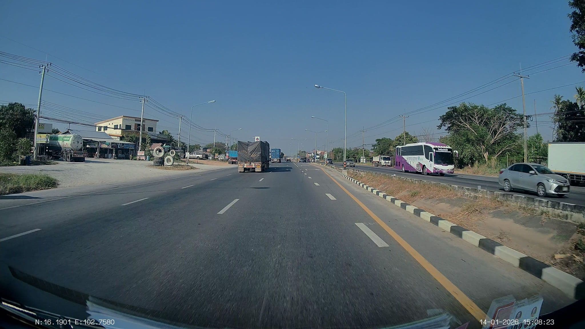 Street view near รีสอร์ทภูพานเจริญ, Ban Phai — © ThailandCambodia (CC BY-SA · Mapillary)