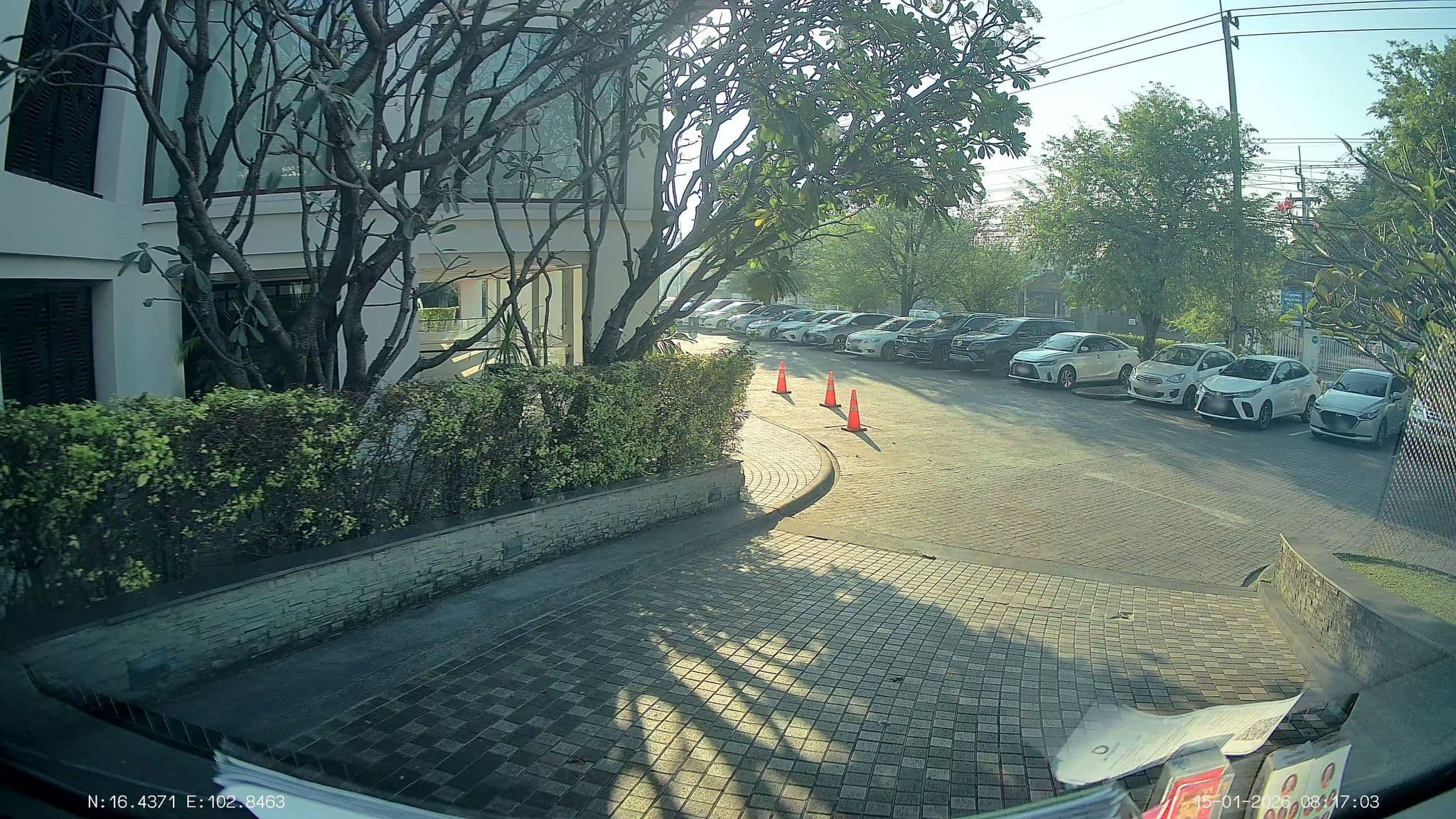 Street view near Caccus Hotel, Khon Kaen — © ThailandCambodia (CC BY-SA · Mapillary)
