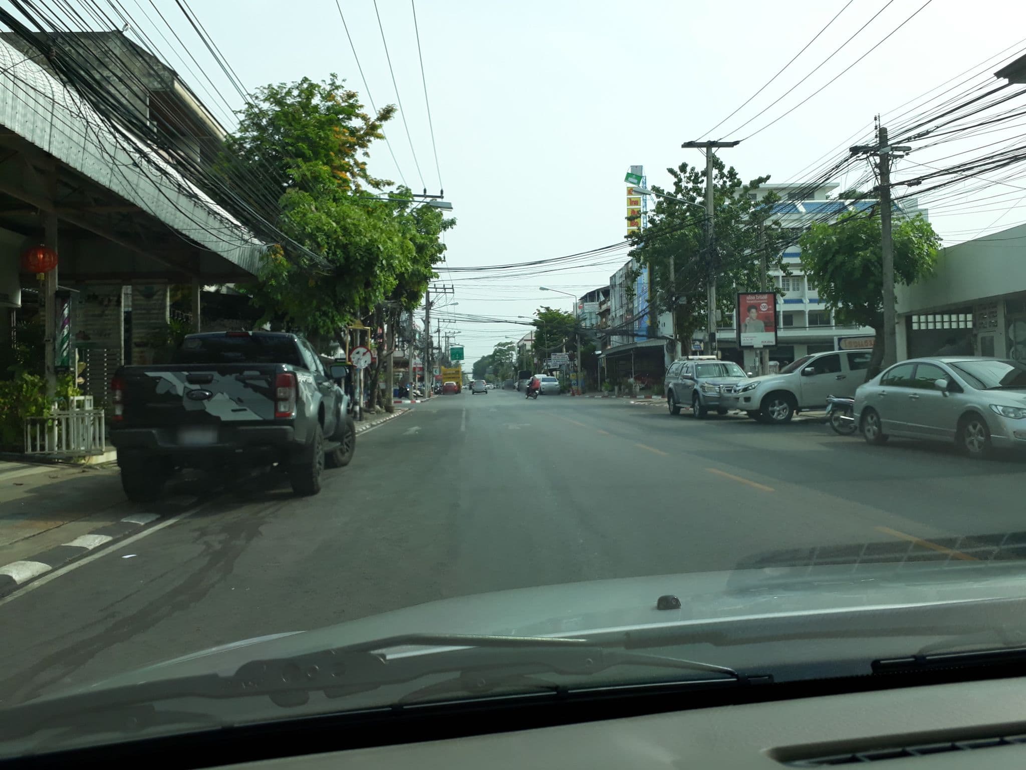 Street view near Samsanran Hotel, Khon Kaen — © theppitak (CC BY-SA · Mapillary)