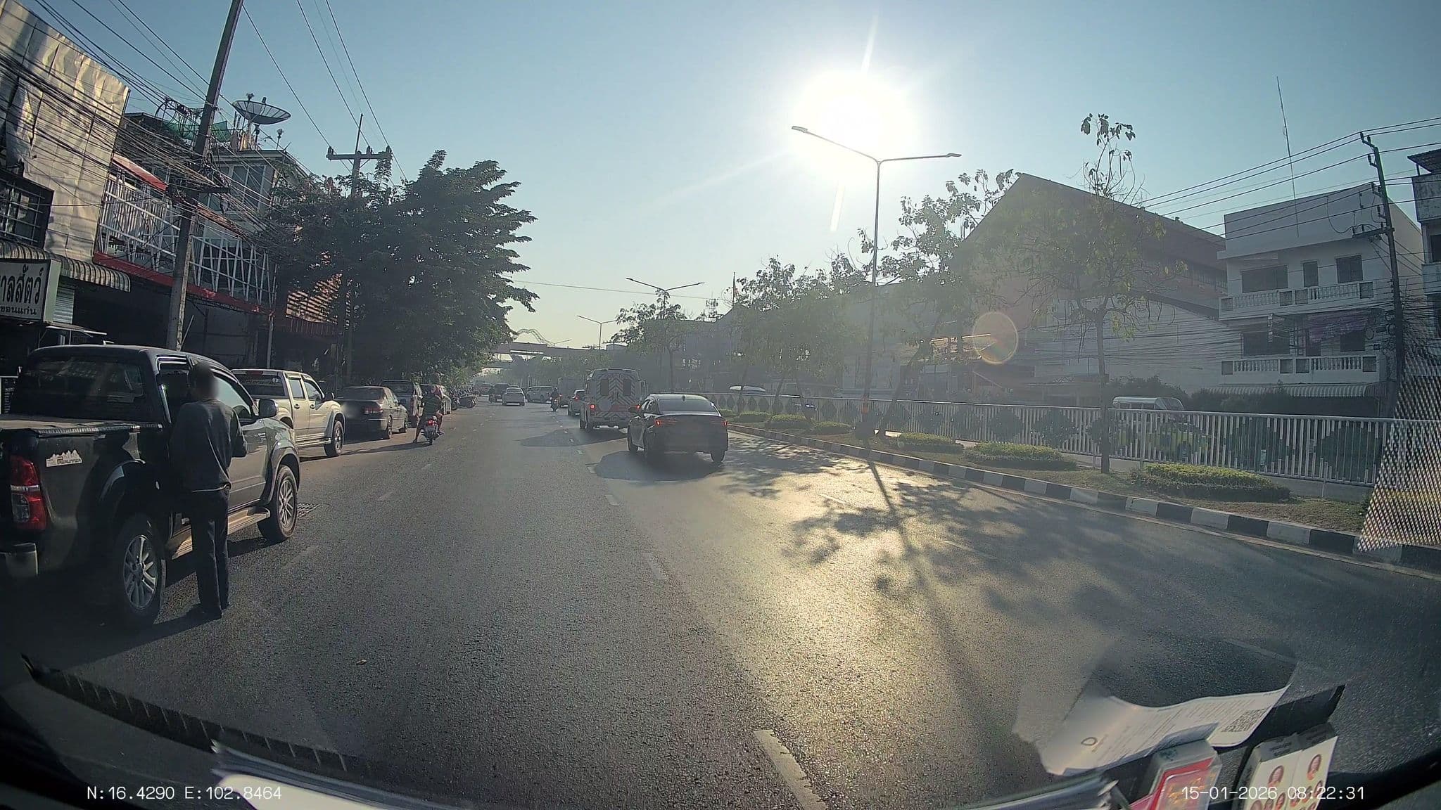 Street view near Gallery Lake View Hotel, Khon Kaen — © ThailandCambodia (CC BY-SA · Mapillary)