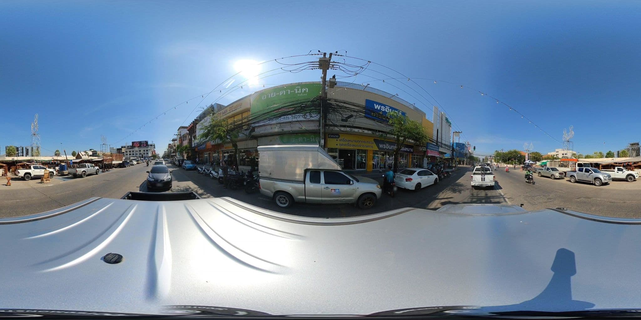 Street view near Kings hotel, Udon Thani — © ThailandCambodia (CC BY-SA · Mapillary)
