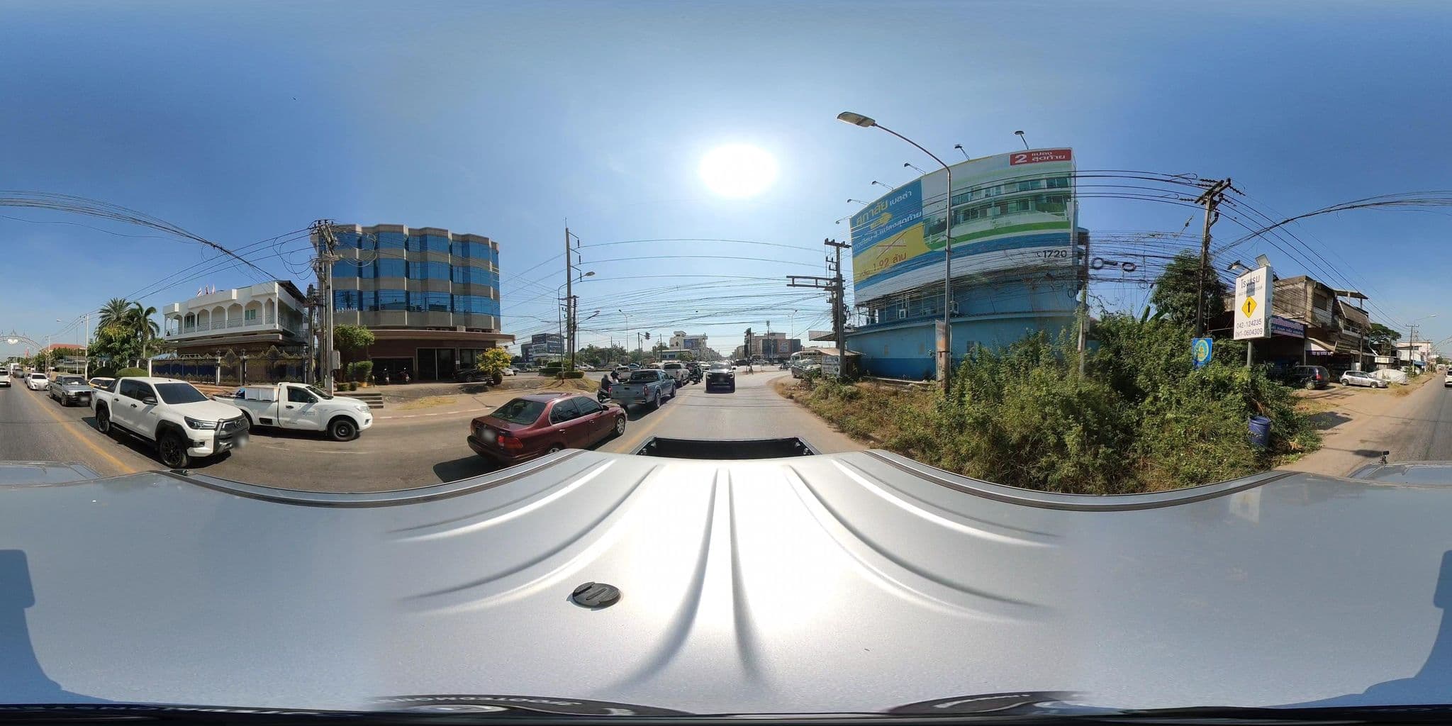 Street view near โรงแรม ละอองดาว 1    La ong dao hoter 1, Udon Thani — © ThailandCambodia (CC BY-SA · Mapillary)
