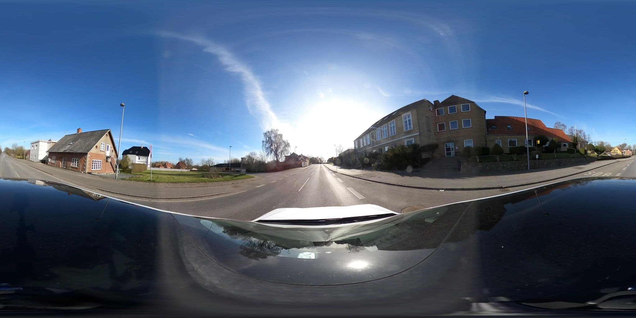 Street view near Benniksgaard Anneks, Gråsten — © peterleth (CC BY-SA · Mapillary)