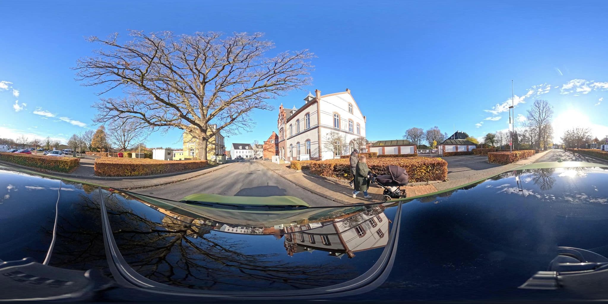 Street view near Hotel Egely, Gråsten — © berkel_ (CC BY-SA · Mapillary)