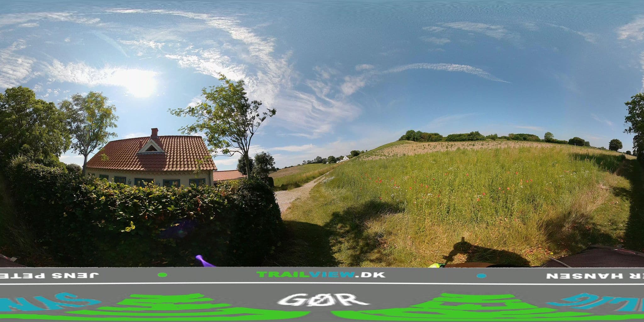 Street view near Casa Løkkeby, Tranekær — © jenspeterhansen (CC BY-SA · Mapillary)