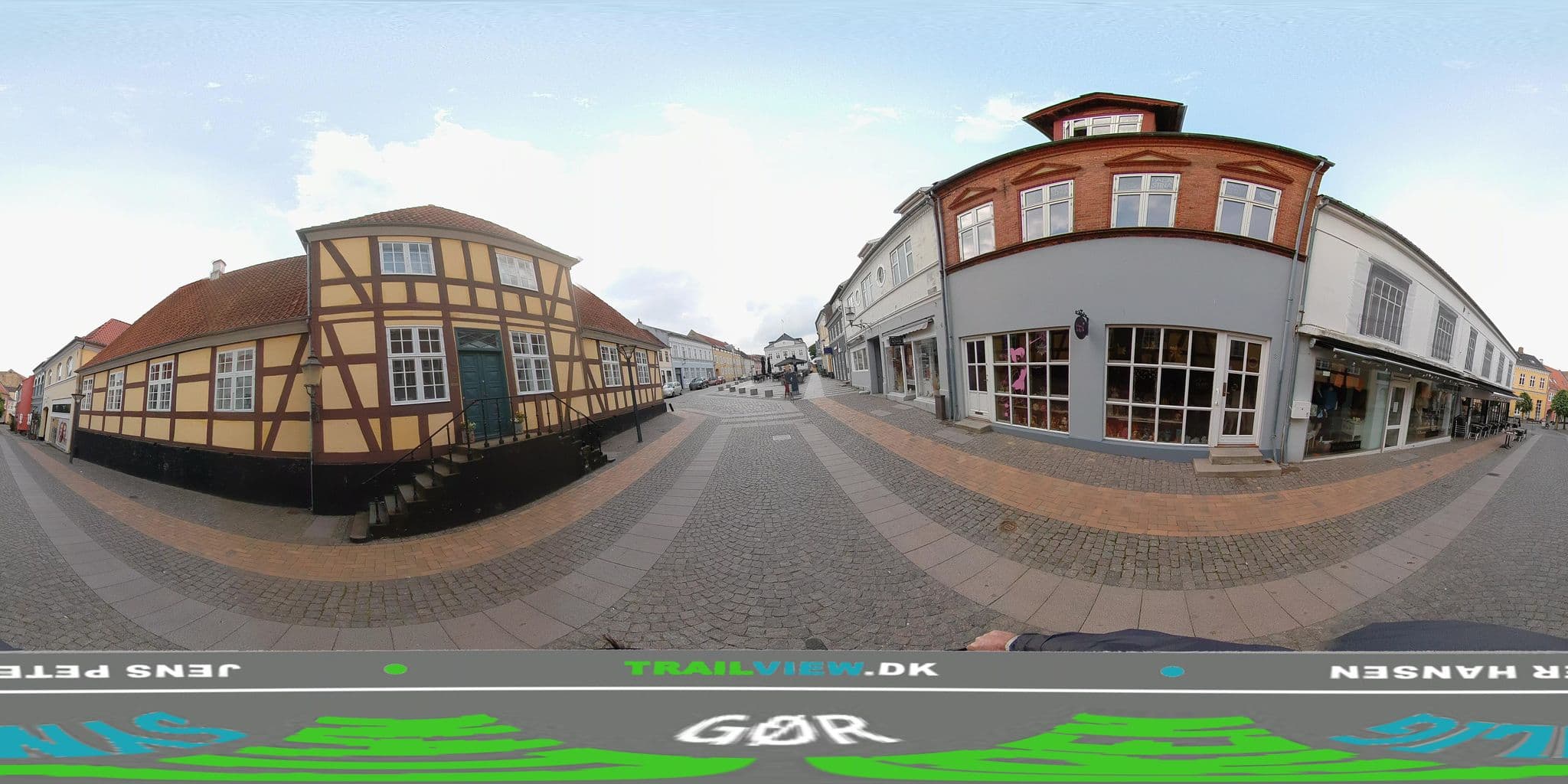 Street view near Østergade 5, Rudkøbing — © jenspeterhansen (CC BY-SA · Mapillary)