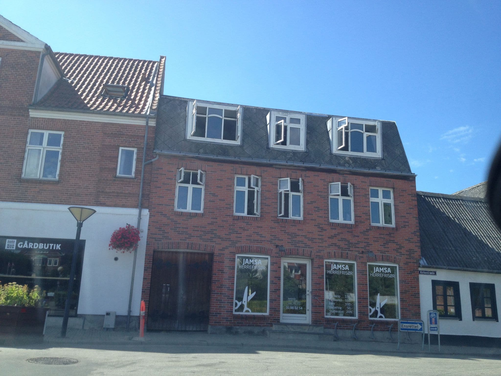 Street view near Hotel Saxkjøbing, Sakskøbing — © elgaard (CC BY-SA · Mapillary)