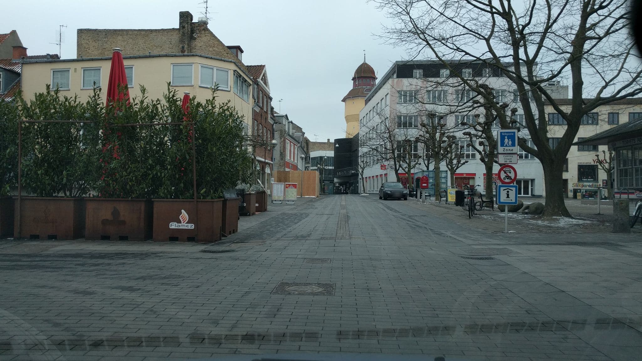 Street view near Hapimag Danmark A/S, Nykøbing Falster — © mszilas (CC BY-SA · Mapillary)