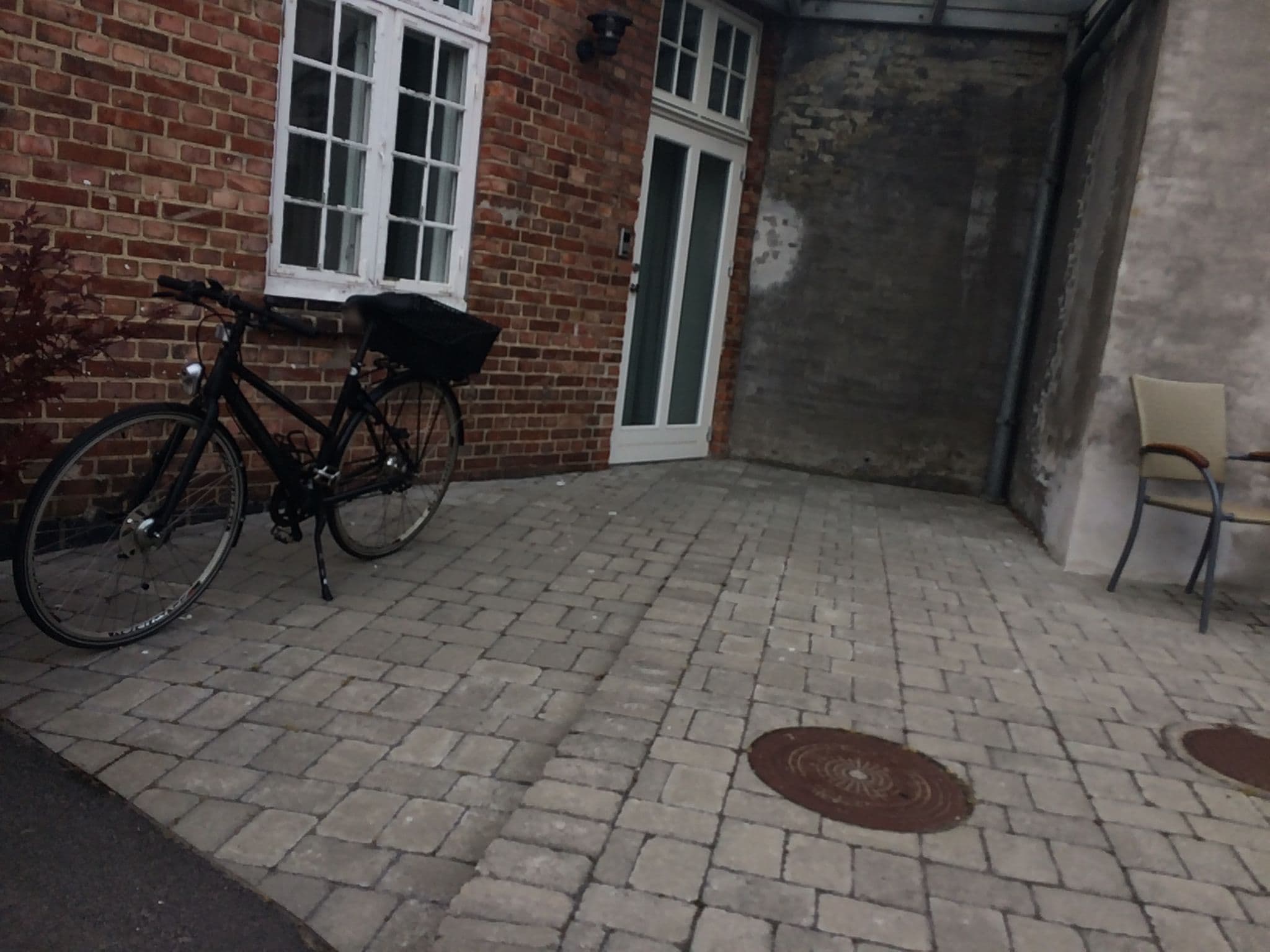 Street view near Hotel Posthuzet, Rønne — © rikkekofoed (CC BY-SA · Mapillary)