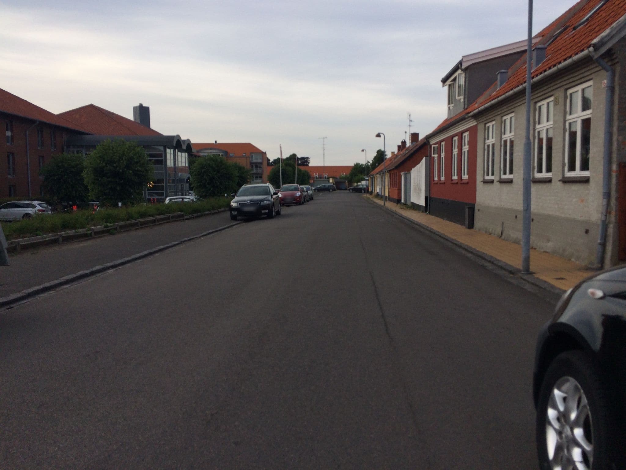 Street view near Hotel Griffen Ronne, Rønne — © rikkekofoed (CC BY-SA · Mapillary)