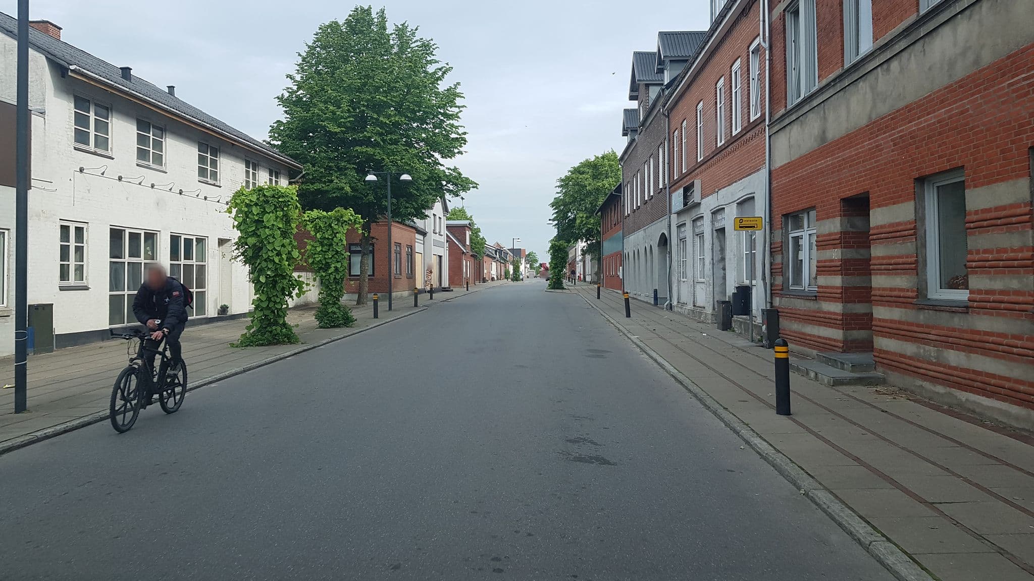 Street view near Hotel Gørding, Gørding — © hjart (CC BY-SA · Mapillary)