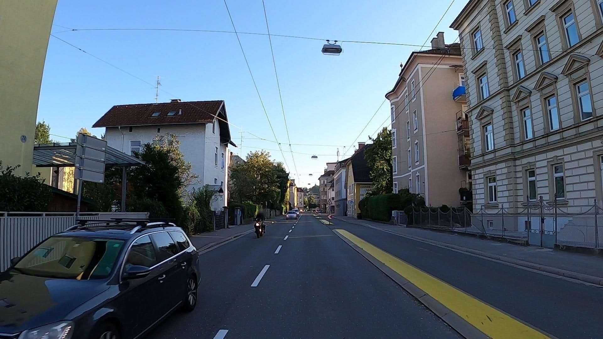 Street view near Youth Hostel Salzburg, Salzburg — © osmplus_org (CC BY-SA · Mapillary)