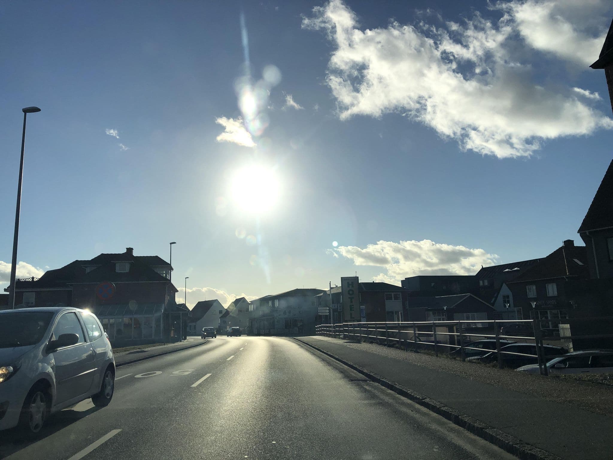 Street view near Hvide Sande Hotel, Hvide Sande — © peterleth (CC BY-SA · Mapillary)