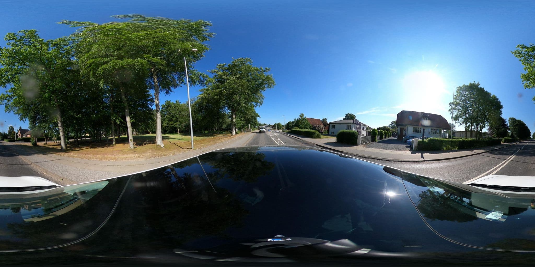 Street view near Sdr. Omme Bed & Breakfast, Grindsted — © peterleth (CC BY-SA · Mapillary)