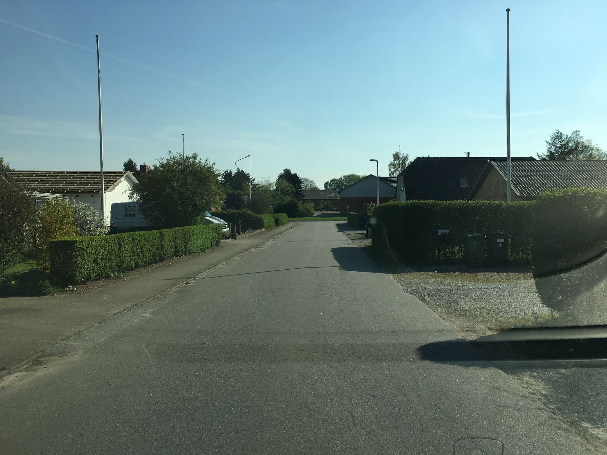 Street view near Hammelev Bed & Breakfast, Vojens — © maggiymir (CC BY-SA · Mapillary)