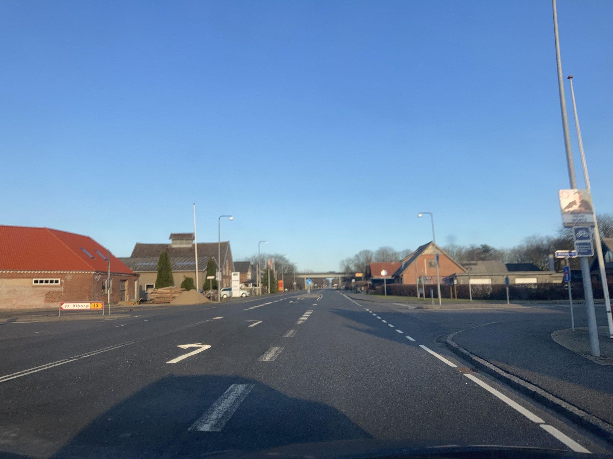 Street view near Paarup Kro, Bording Kirkeby — © fod (CC BY-SA · Mapillary)