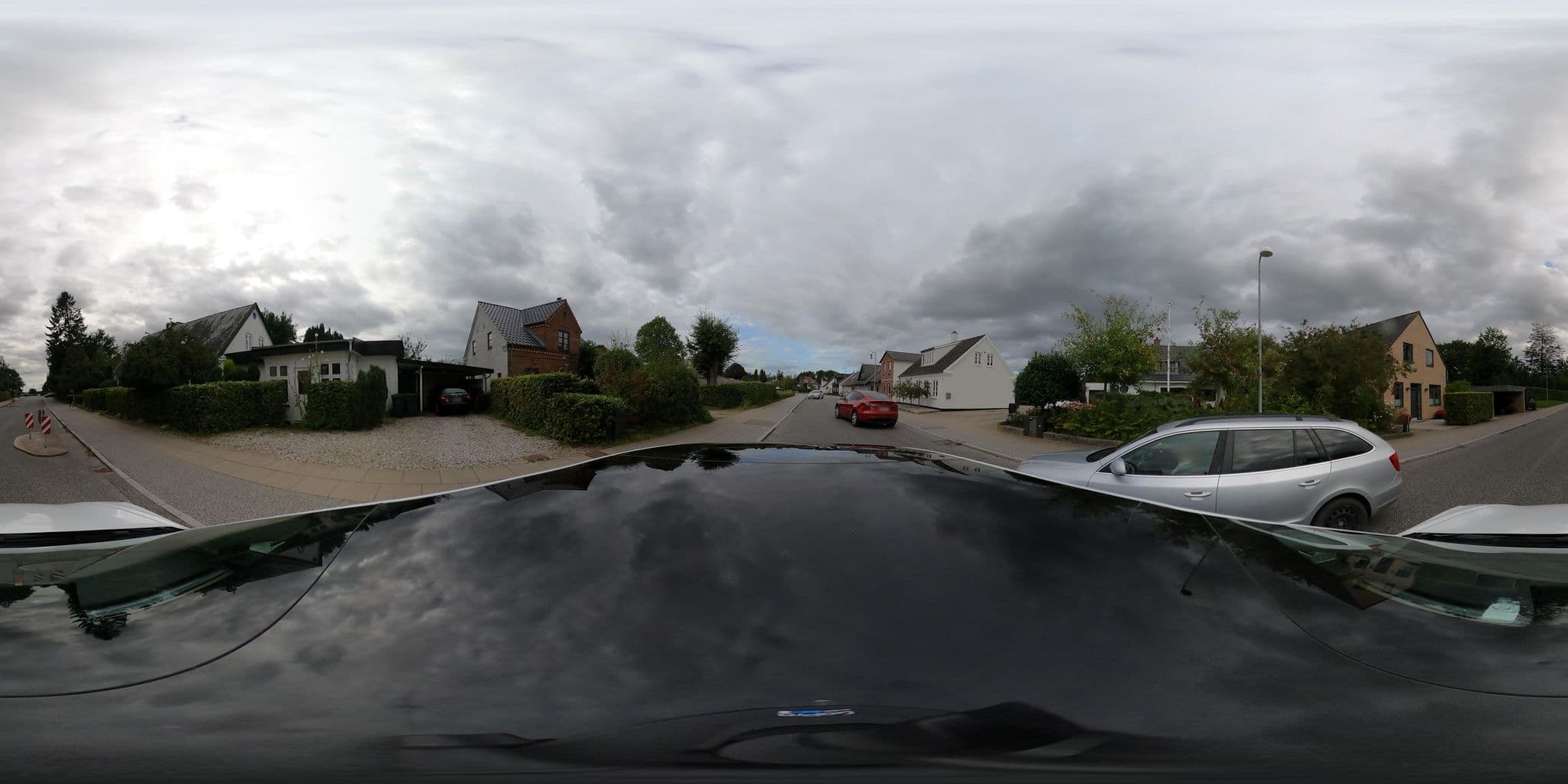 Street view near Skovlyst Bed and Breakfast, Jelling — © peterleth (CC BY-SA · Mapillary)