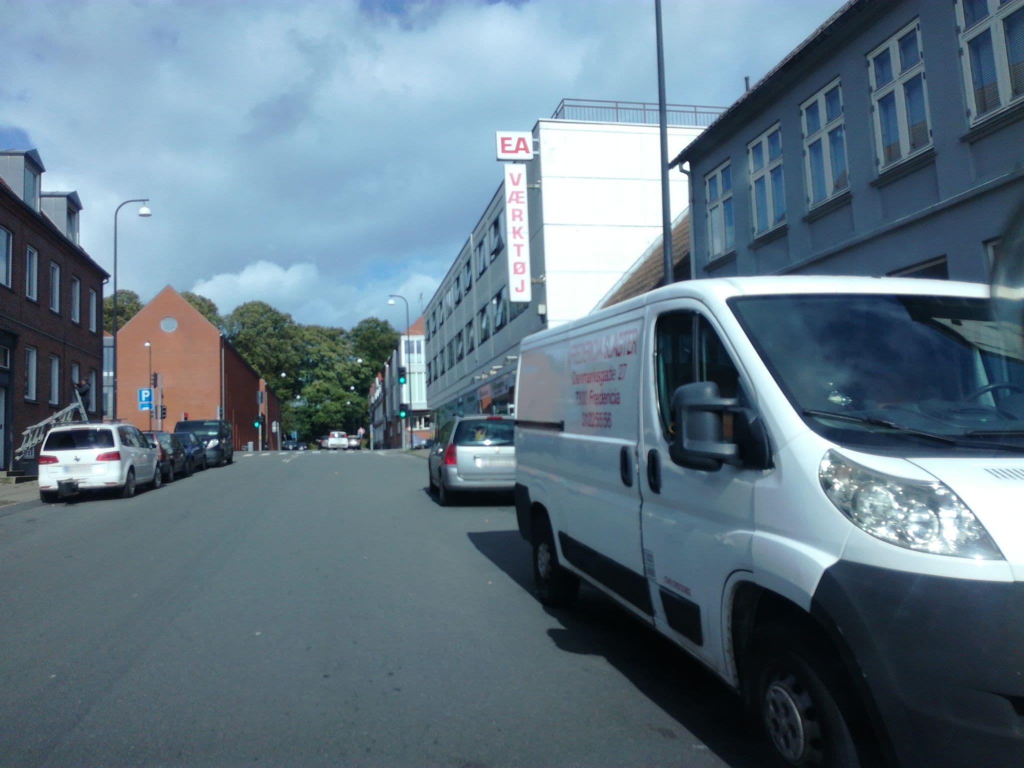 Street view near Star Hotel, Fredericia — © dkbe (CC BY-SA · Mapillary)