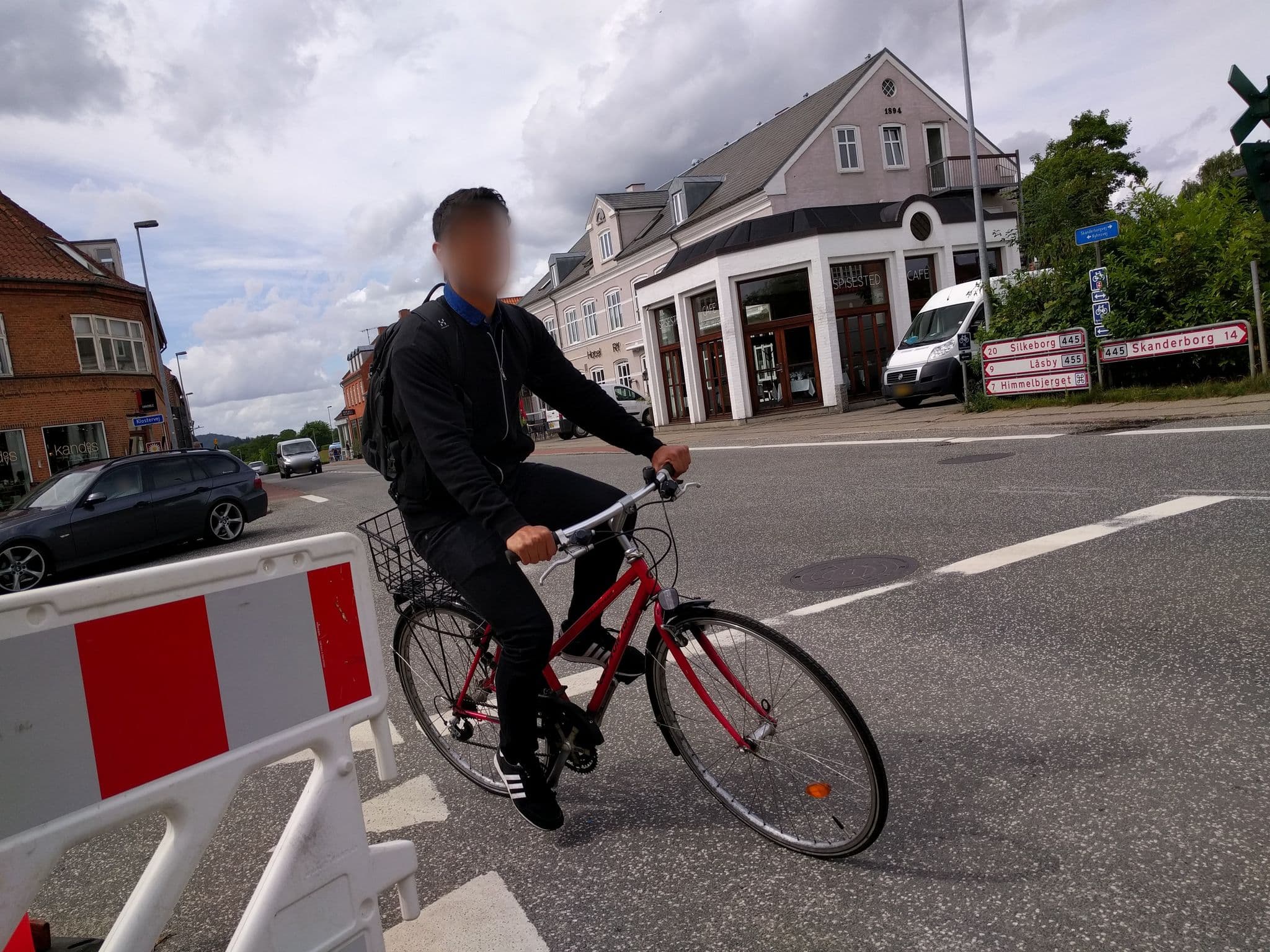 Street view near Hotel Ry, Ry — © mszilas (CC BY-SA · Mapillary)
