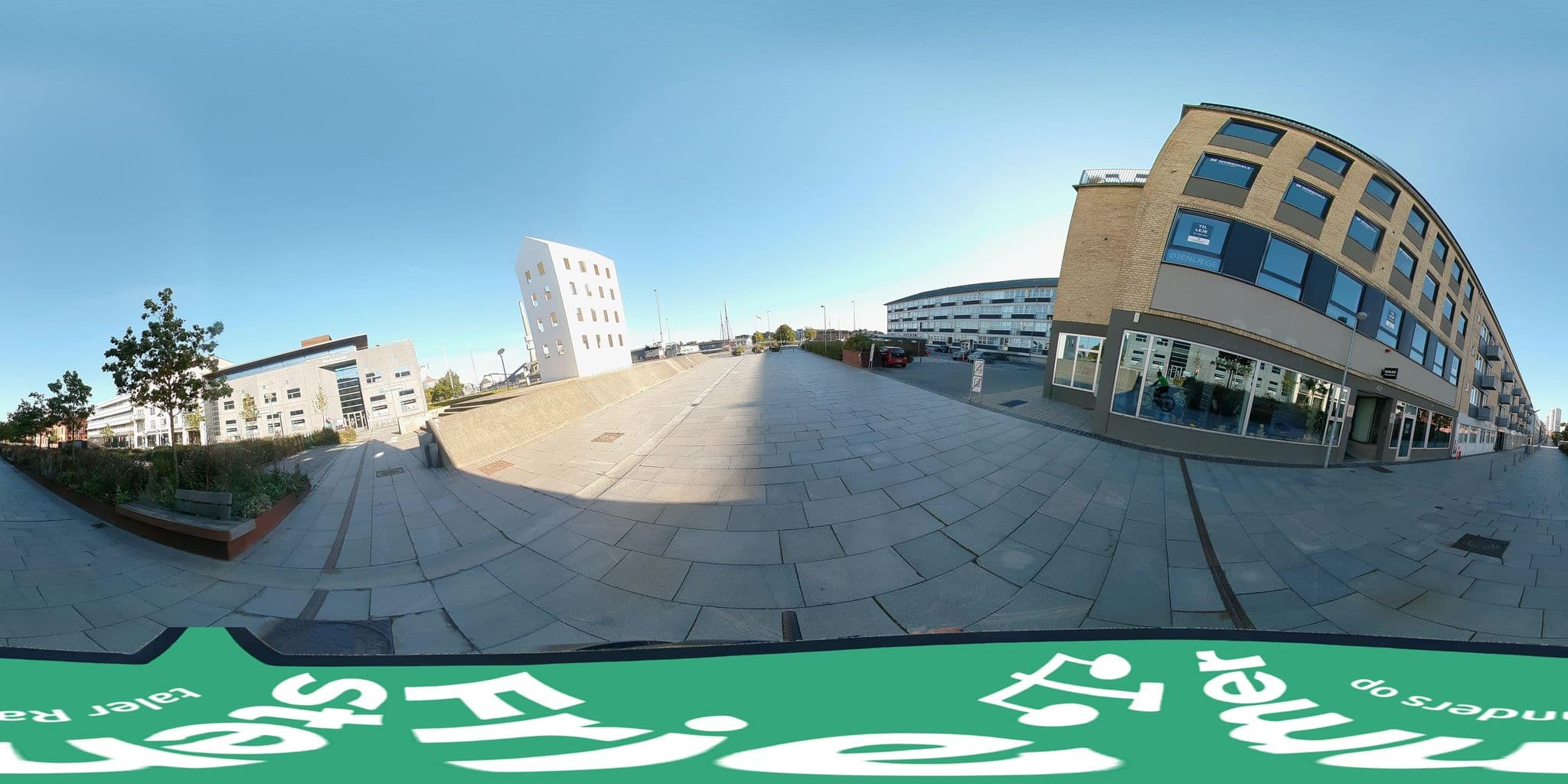 Street view near Hotel Gudena, Randers — © jenspeterhansen (CC BY-SA · Mapillary)
