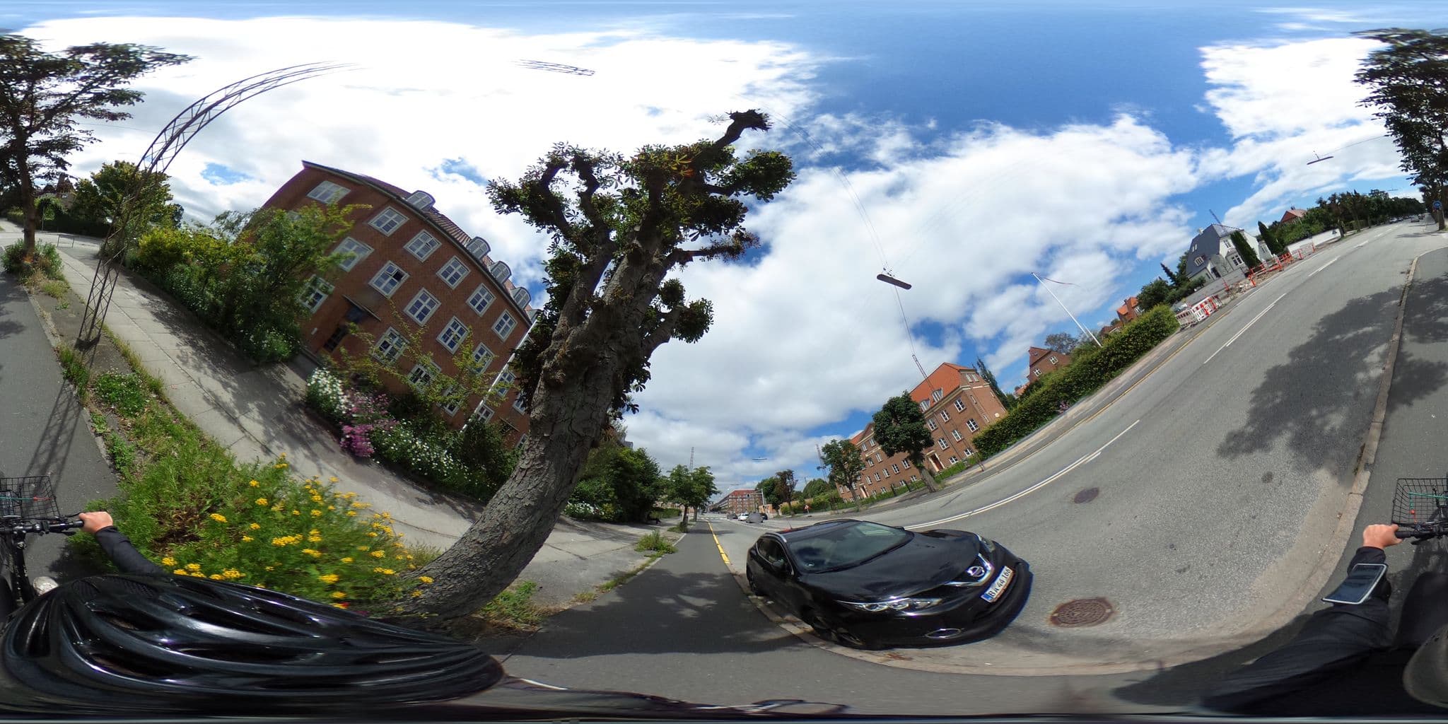 Street view near Atletion, Århus — © tryl (CC BY-SA · Mapillary)