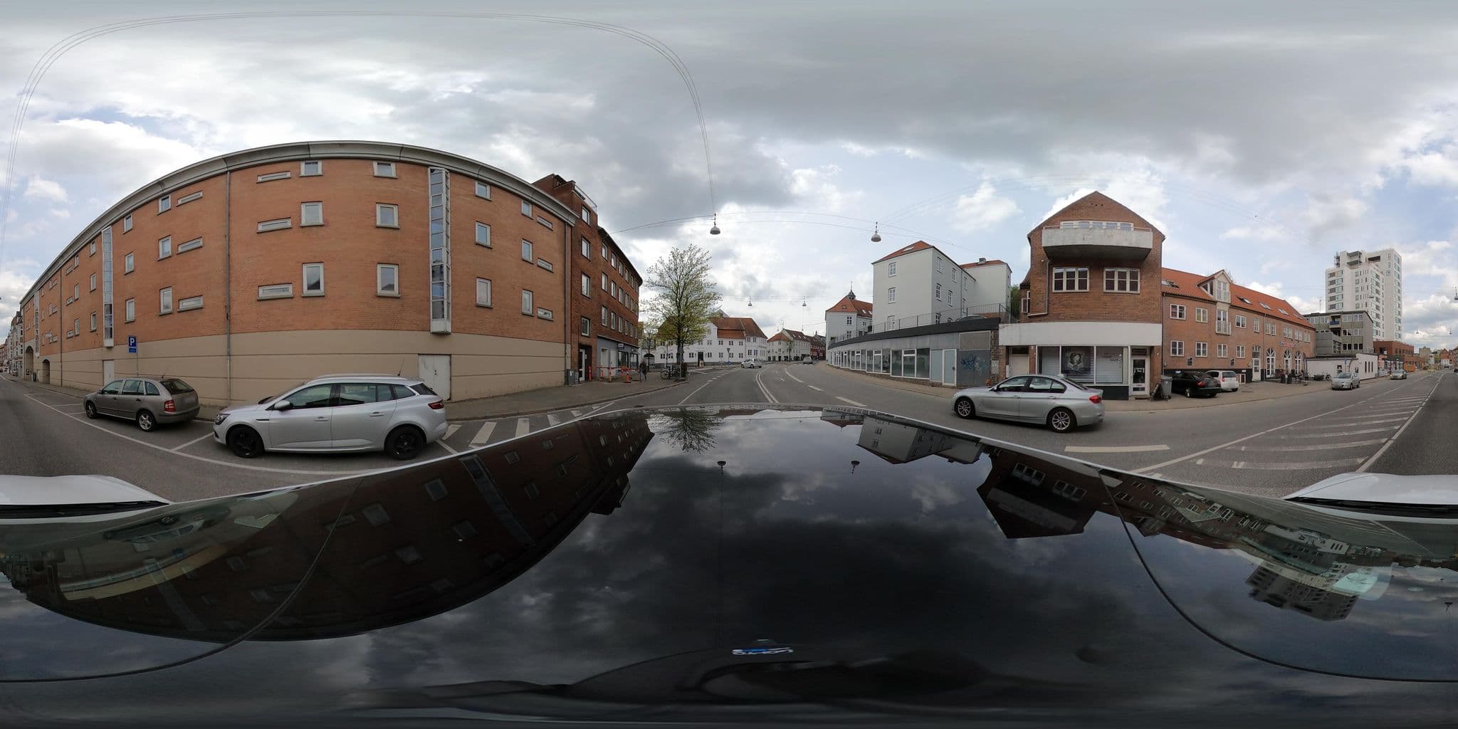 Street view near Stephansens Hotel, Randers — © peterleth (CC BY-SA · Mapillary)