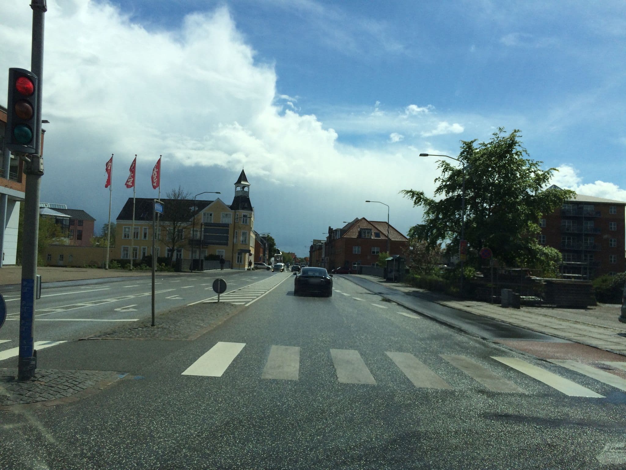 Street view near Best Western Hotel Skivehus, Skive — © peterleth (CC BY-SA · Mapillary)