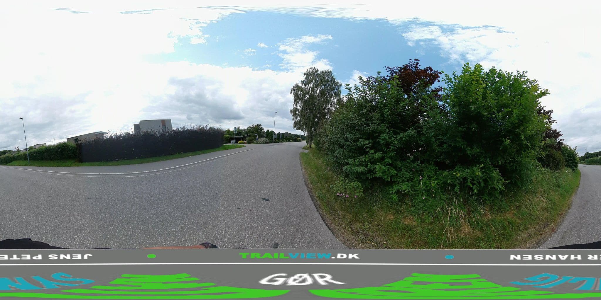 Street view near Snehojgaard Bed and breakfast, Hobro — © jenspeterhansen (CC BY-SA · Mapillary)