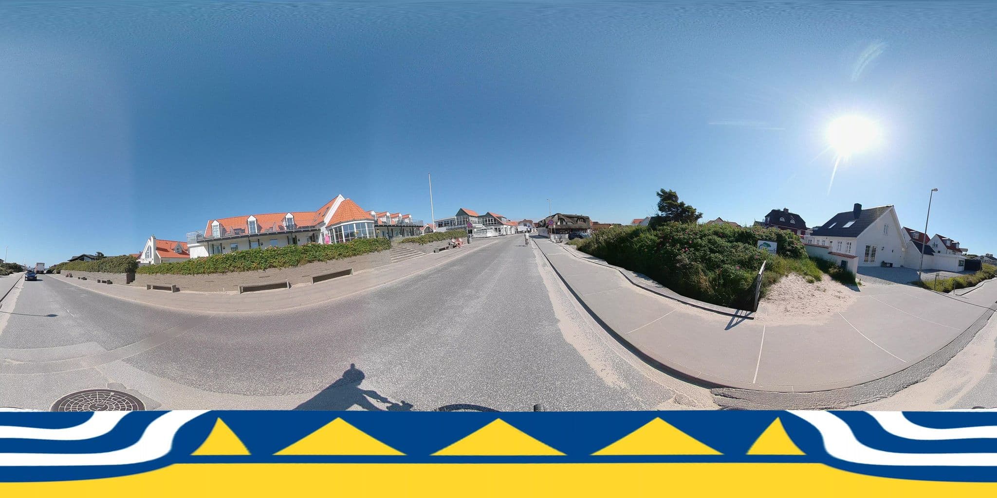 Street view near Bellevue Hotel, Pandrup — © jenspeterhansen (CC BY-SA · Mapillary)