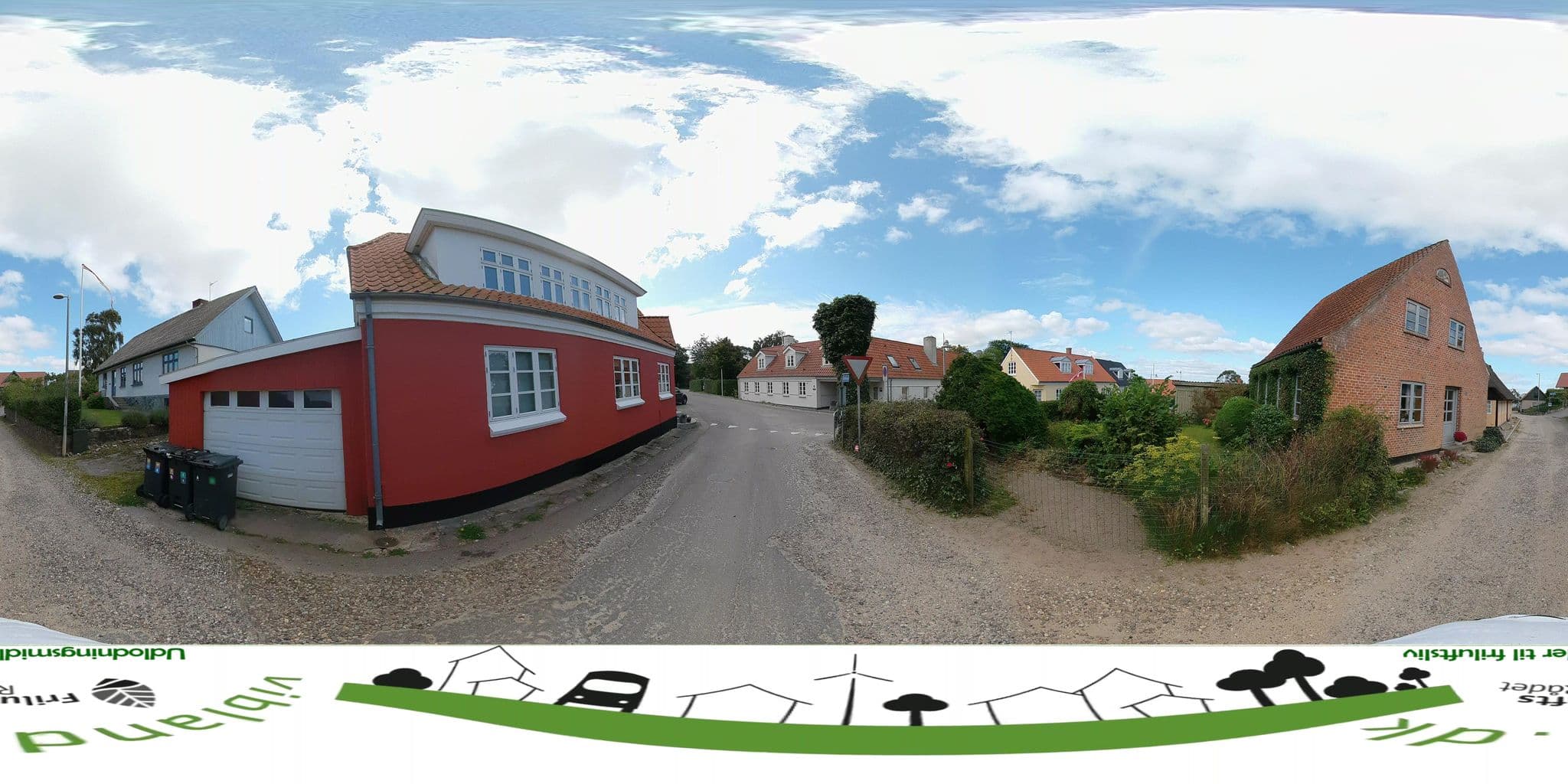 Street view near Hjarbæk Bed and Breakfast, Løgstrup — © jenspeterhansen (CC BY-SA · Mapillary)