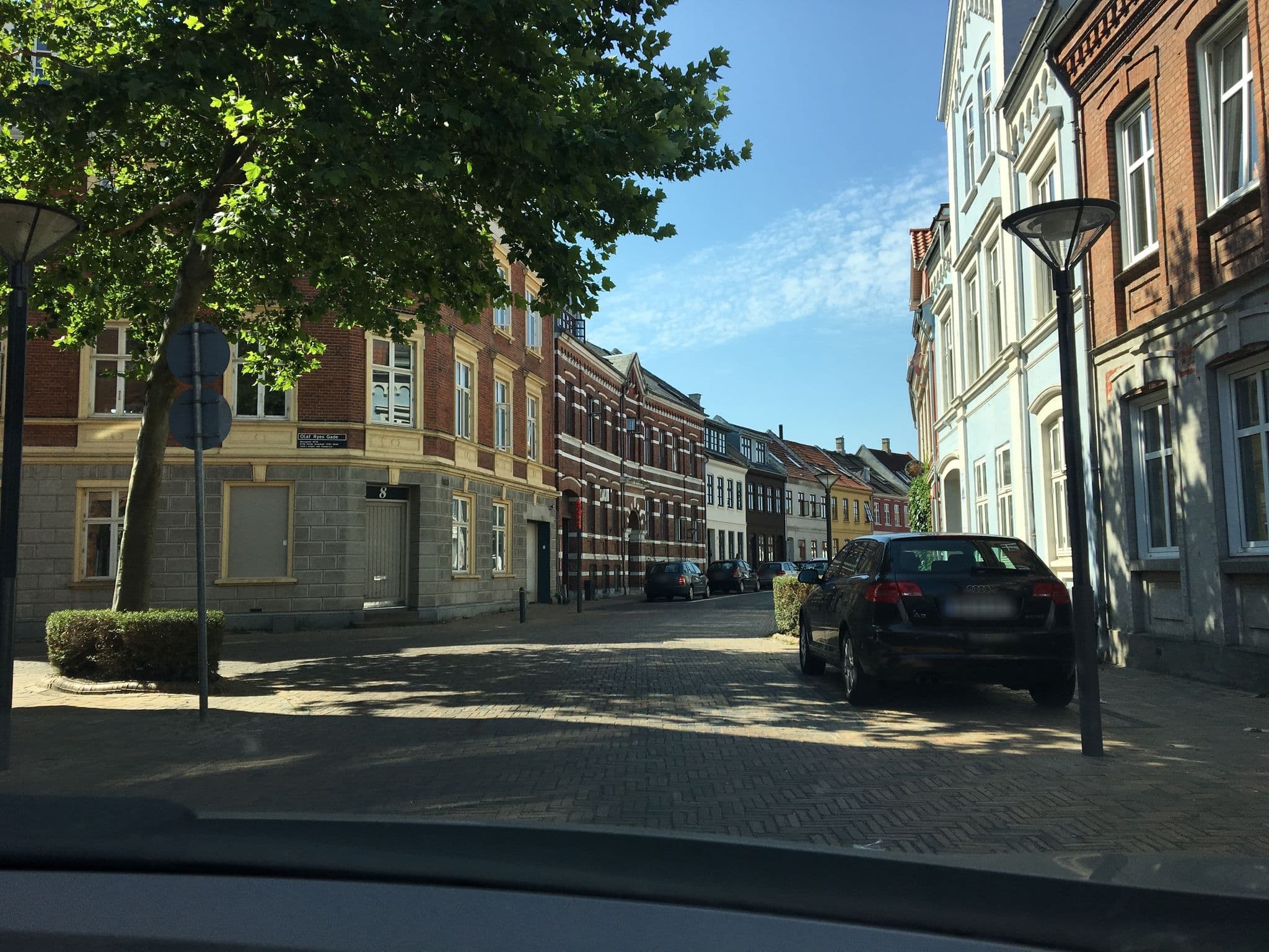 Street view near The Old Bakery B&B, Odense — © ullemann (CC BY-SA · Mapillary)