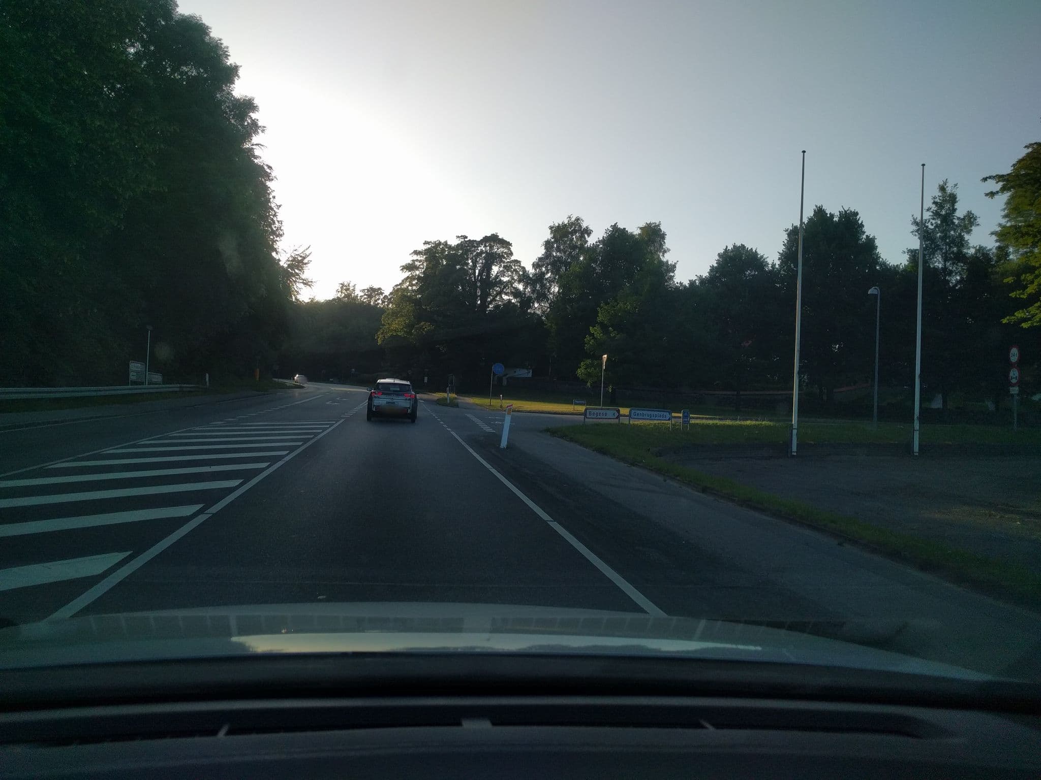 Street view near First Hotel Mogenstrup Kro, Næstved — © mszilas (CC BY-SA · Mapillary)