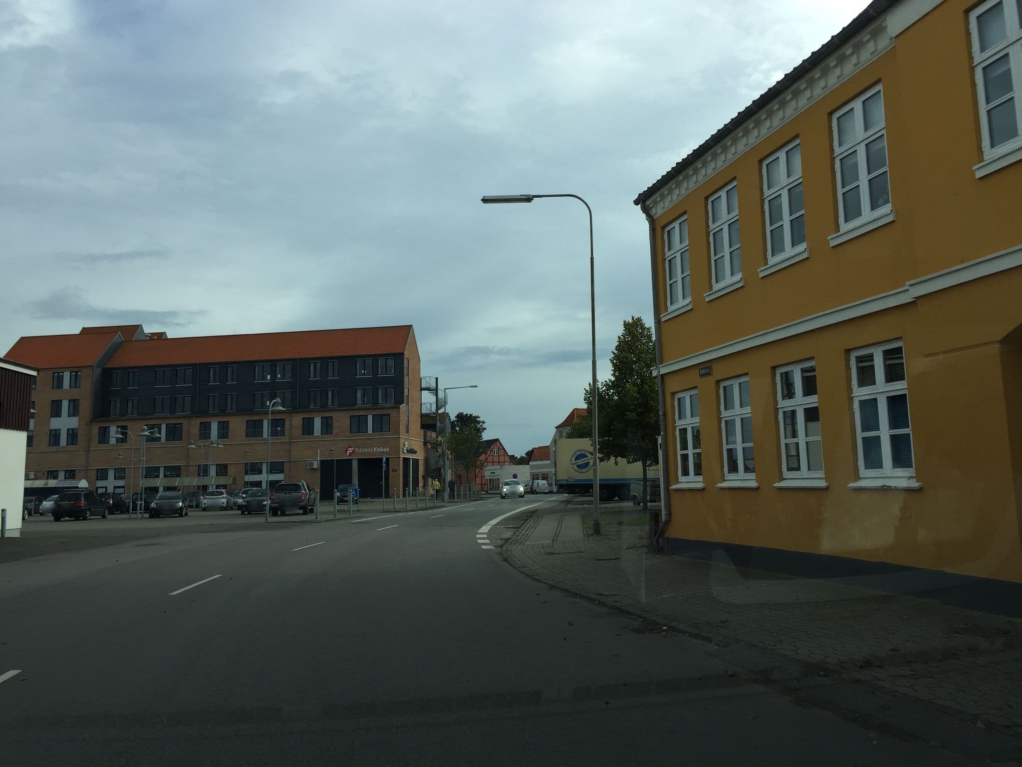 Street view near Hotel Jens Baggesen, Korsør — © valteris (CC BY-SA · Mapillary)