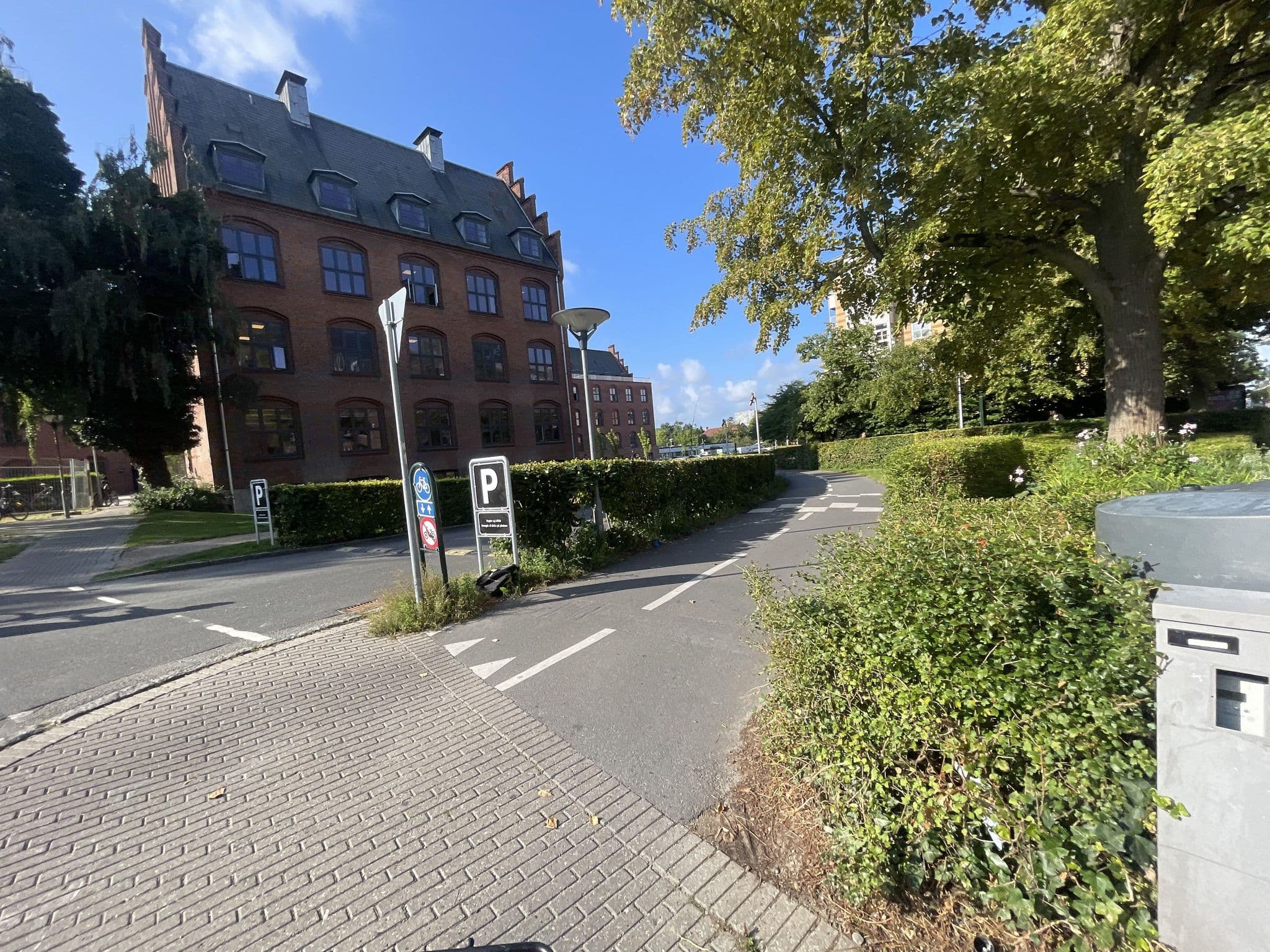 Street view near Hotel Memory, Frederiksberg — © Opspin (CC BY-SA · Mapillary)