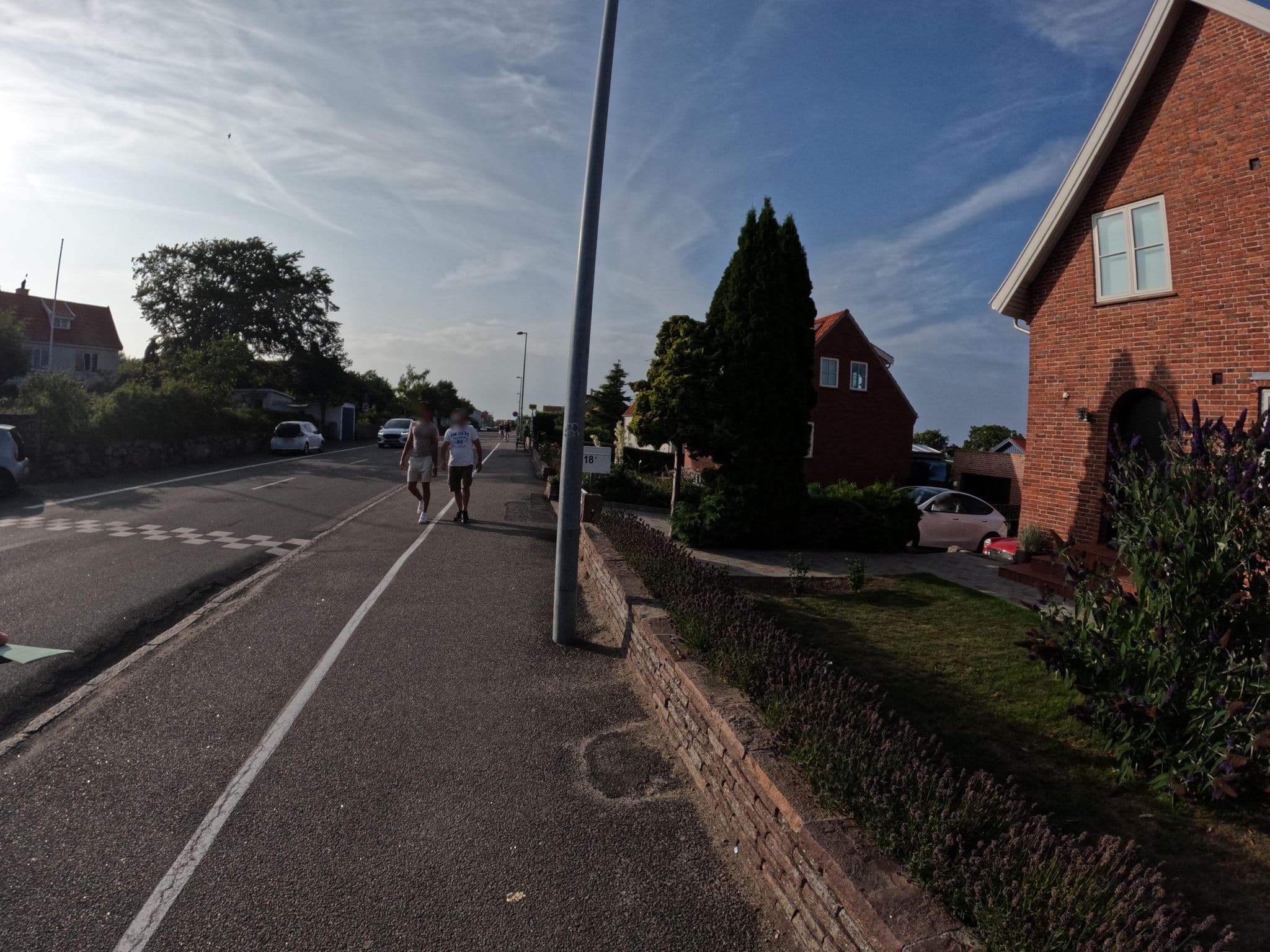 Street view near Strandzauna, Allinge — © fod (CC BY-SA · Mapillary)