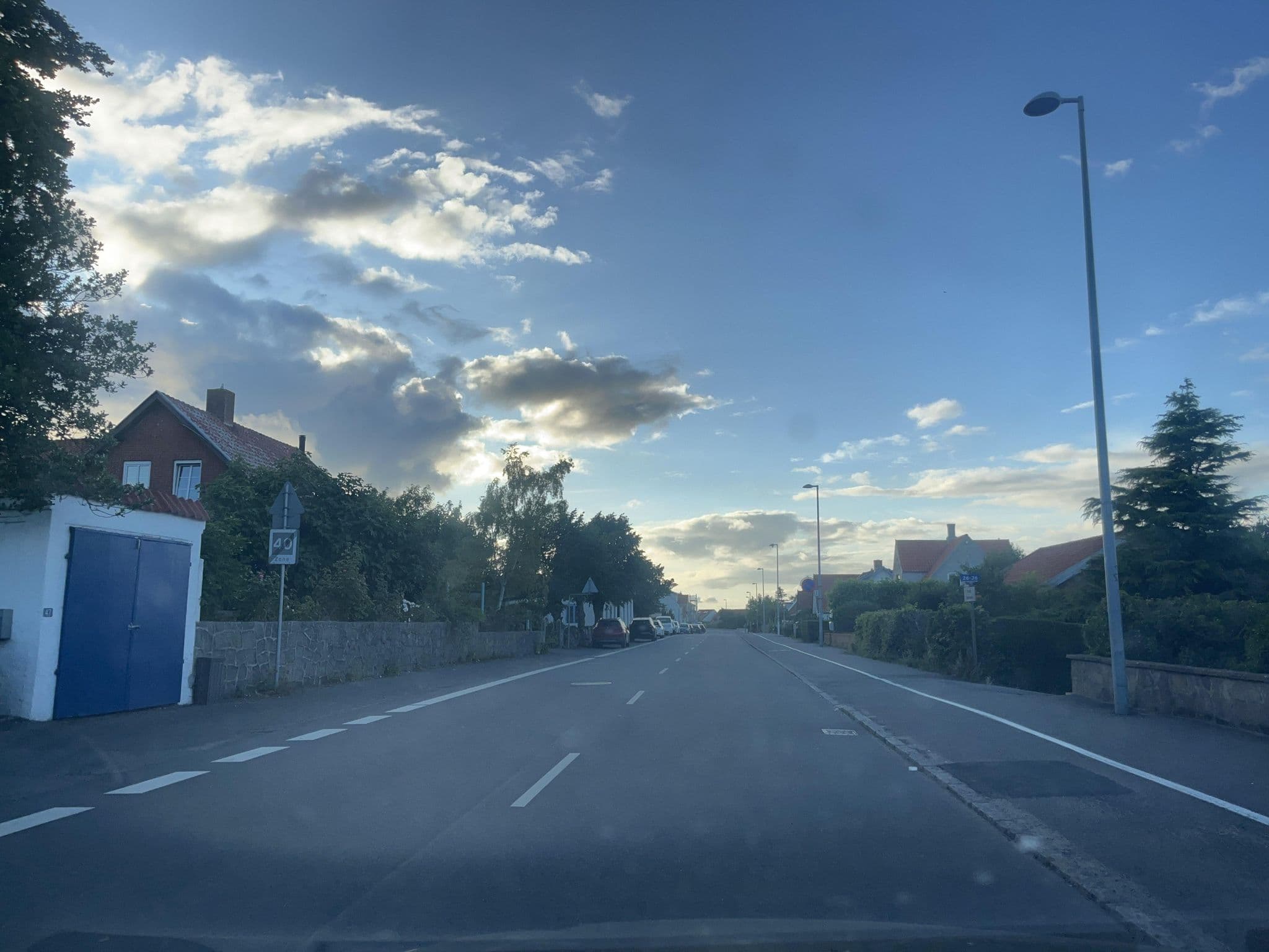Street view near Tines Gjestehuz, Allinge — © fod (CC BY-SA · Mapillary)