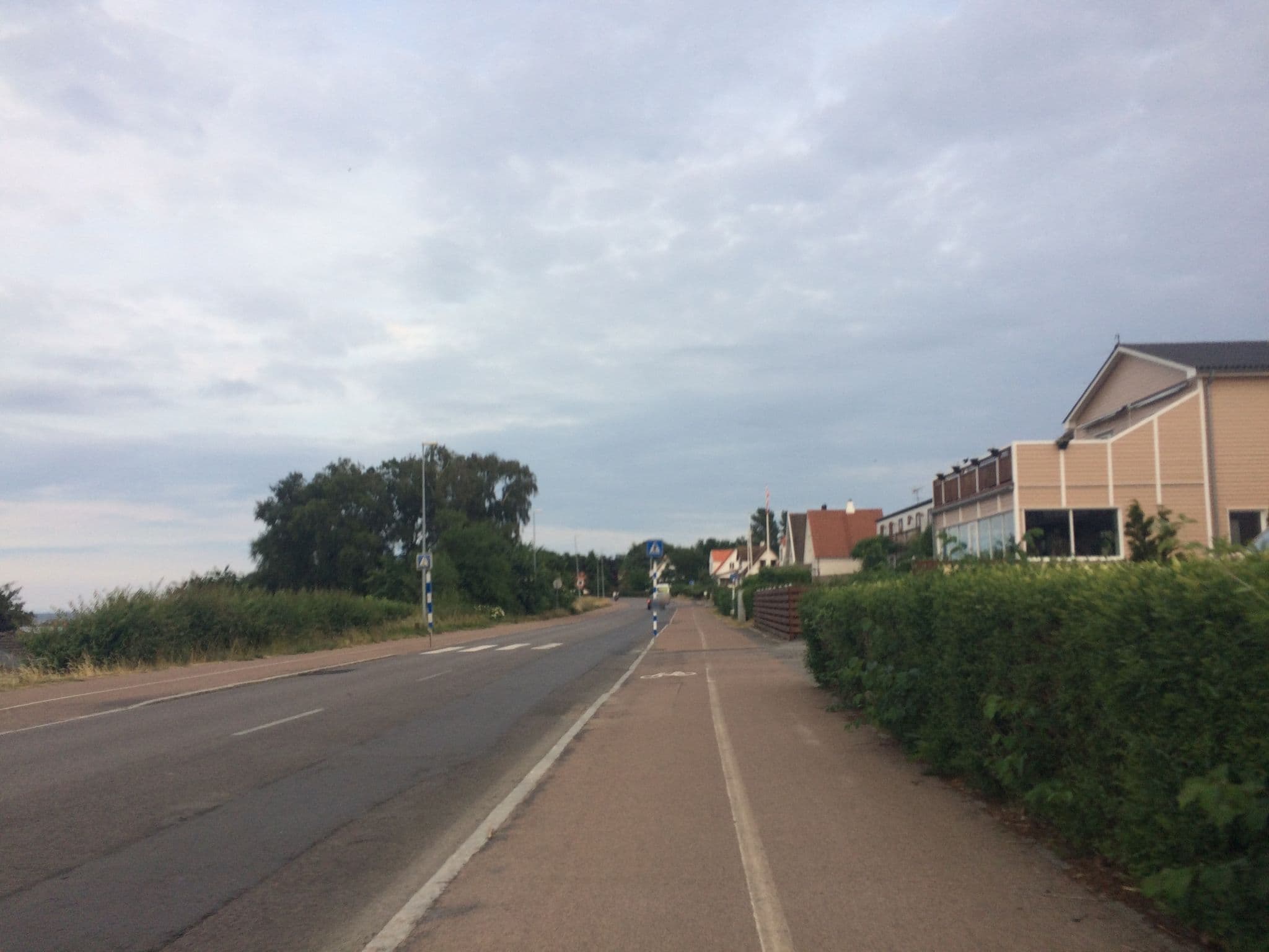 Street view near Sandy Hook, Allinge — © rikkekofoed (CC BY-SA · Mapillary)