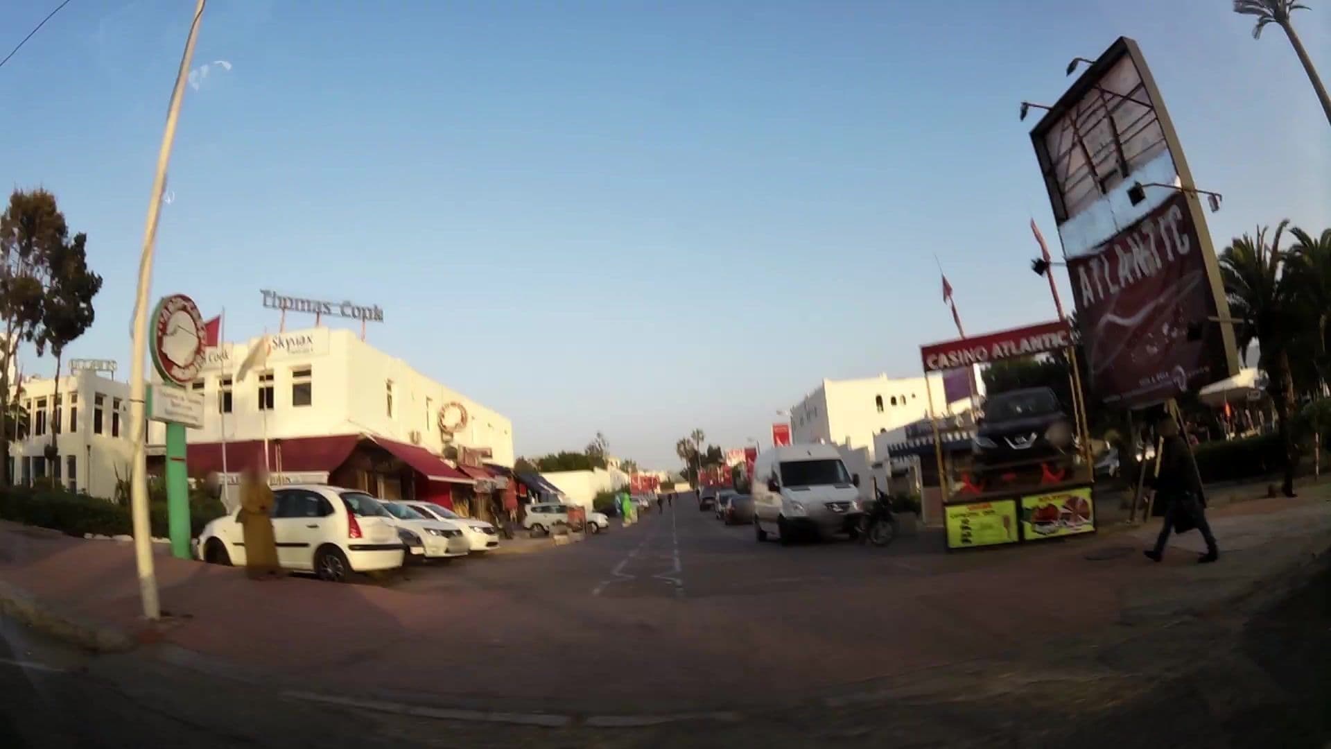 Street view near Agador Beach Hotel, Agadir — © kaartcam (CC BY-SA · Mapillary)