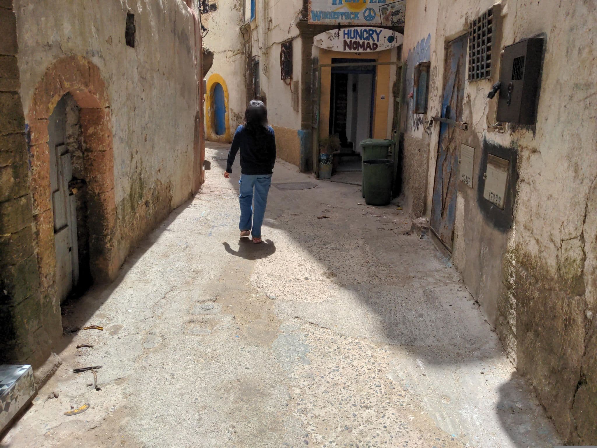 Street view near Cloud 9 Hostel, Essaouira — © asturksever (CC BY-SA · Mapillary)
