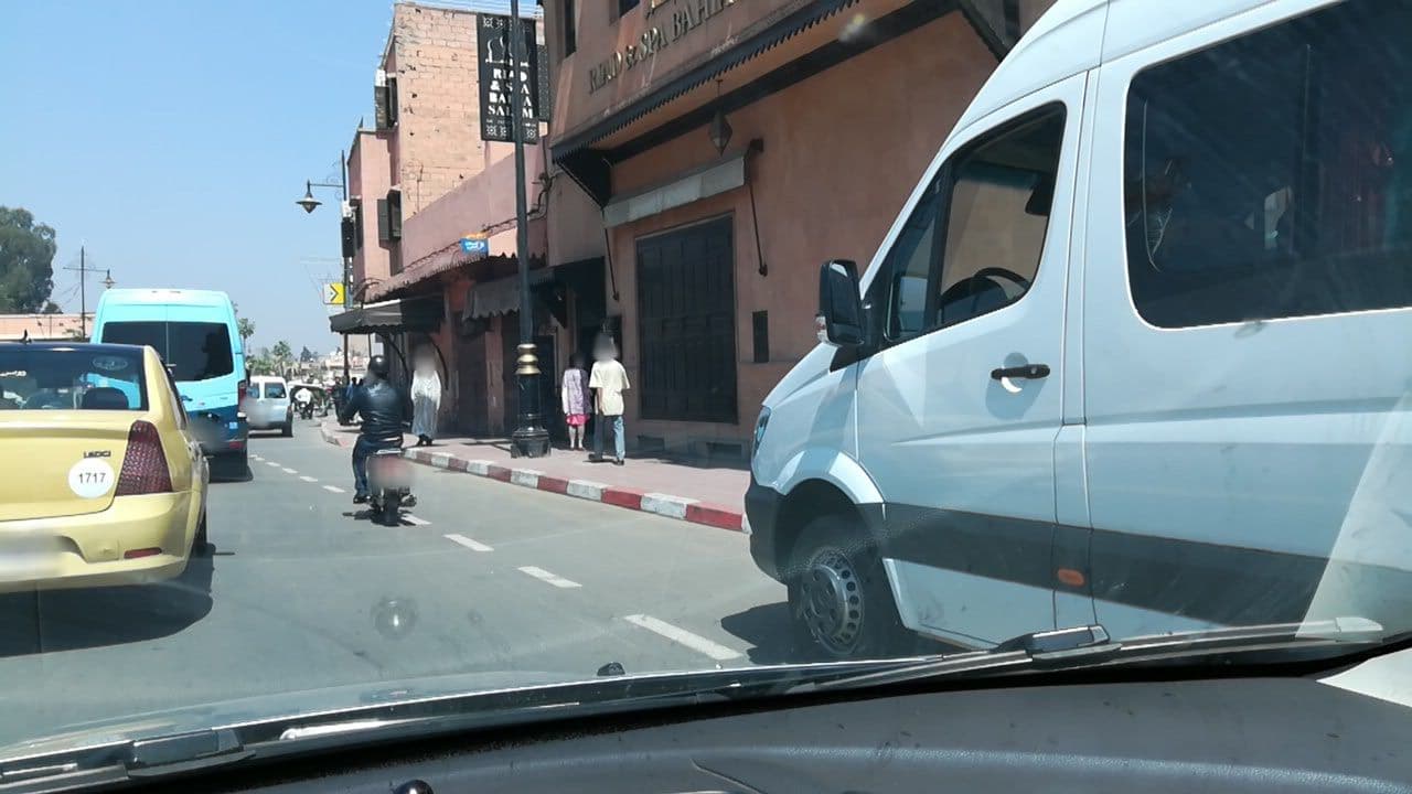 Street view near Riad Bahia Salam, Marrakesh — © theredcity18 (CC BY-SA · Mapillary)