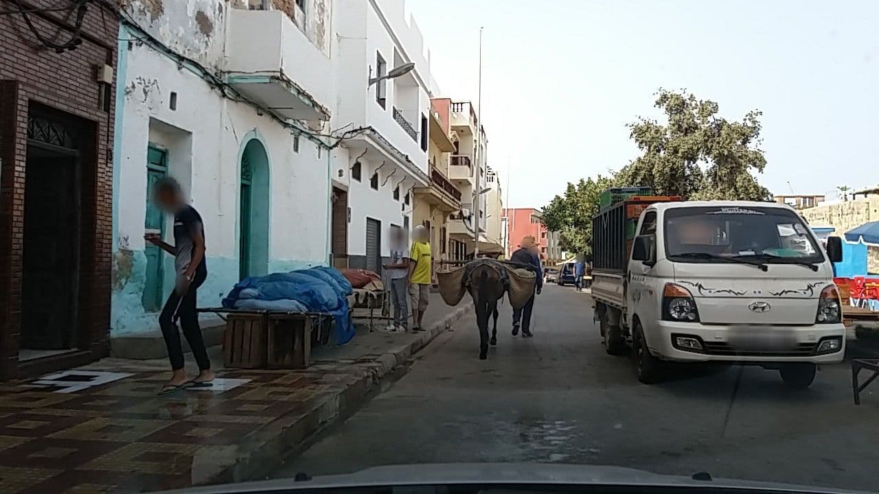 Street view near Dar Azaouia, Asilah — © tangermycity (CC BY-SA · Mapillary)