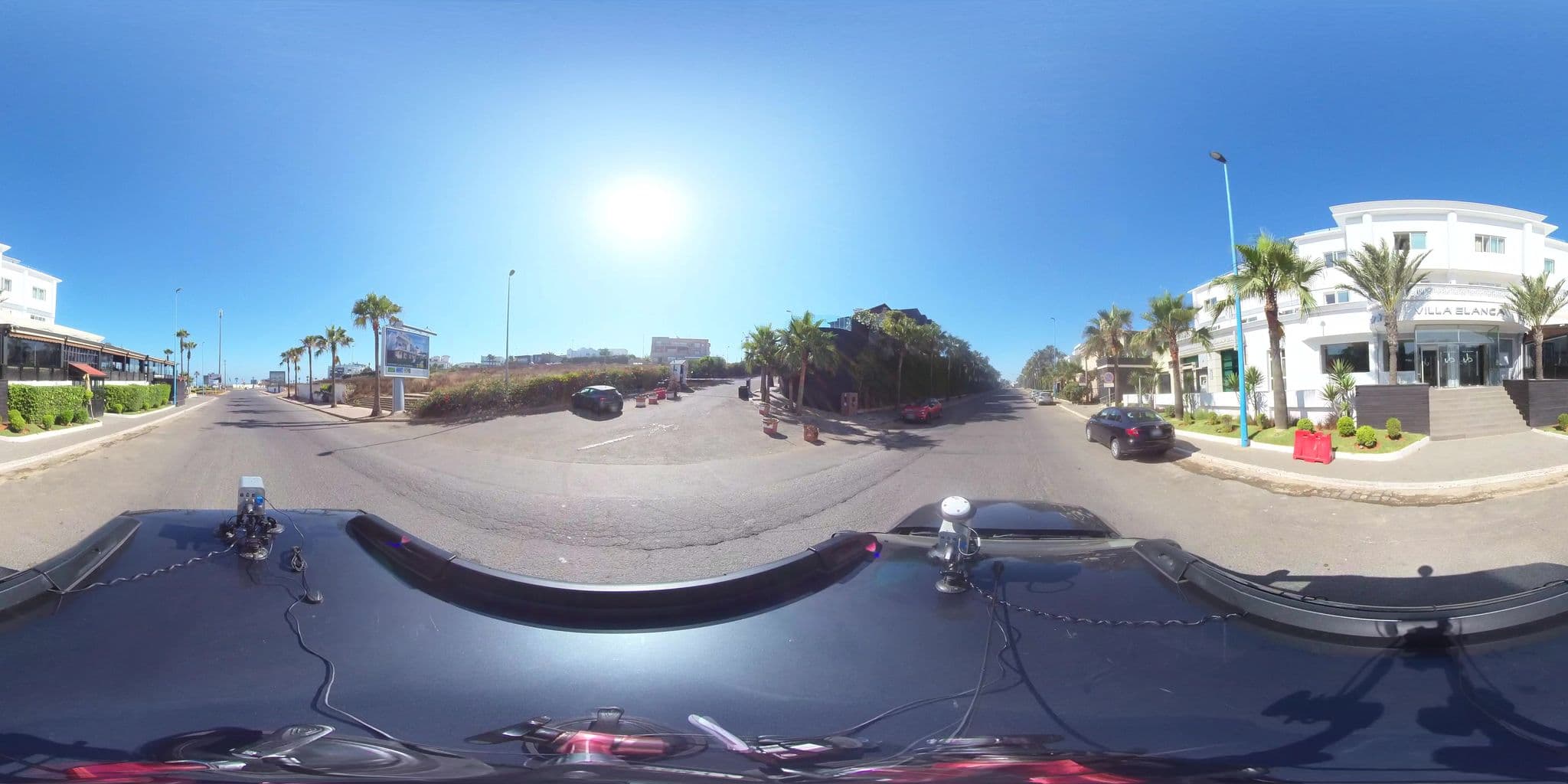 Street view near Villa Blanca Hotel, Casablanca — © immergismap (CC BY-SA · Mapillary)