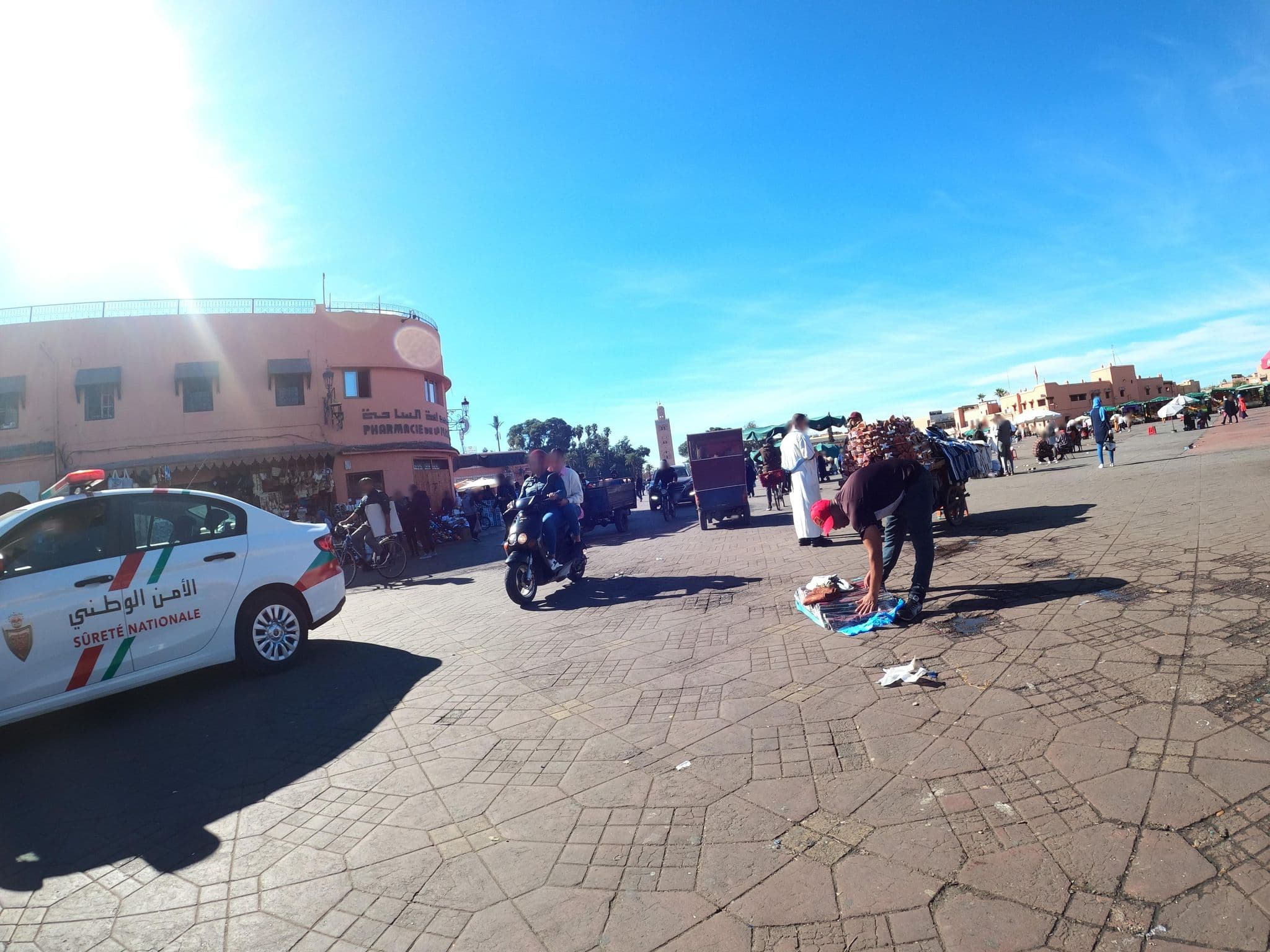 Street view near Hotel El Amal, Marrakesh — © masterofnoroad (CC BY-SA · Mapillary)